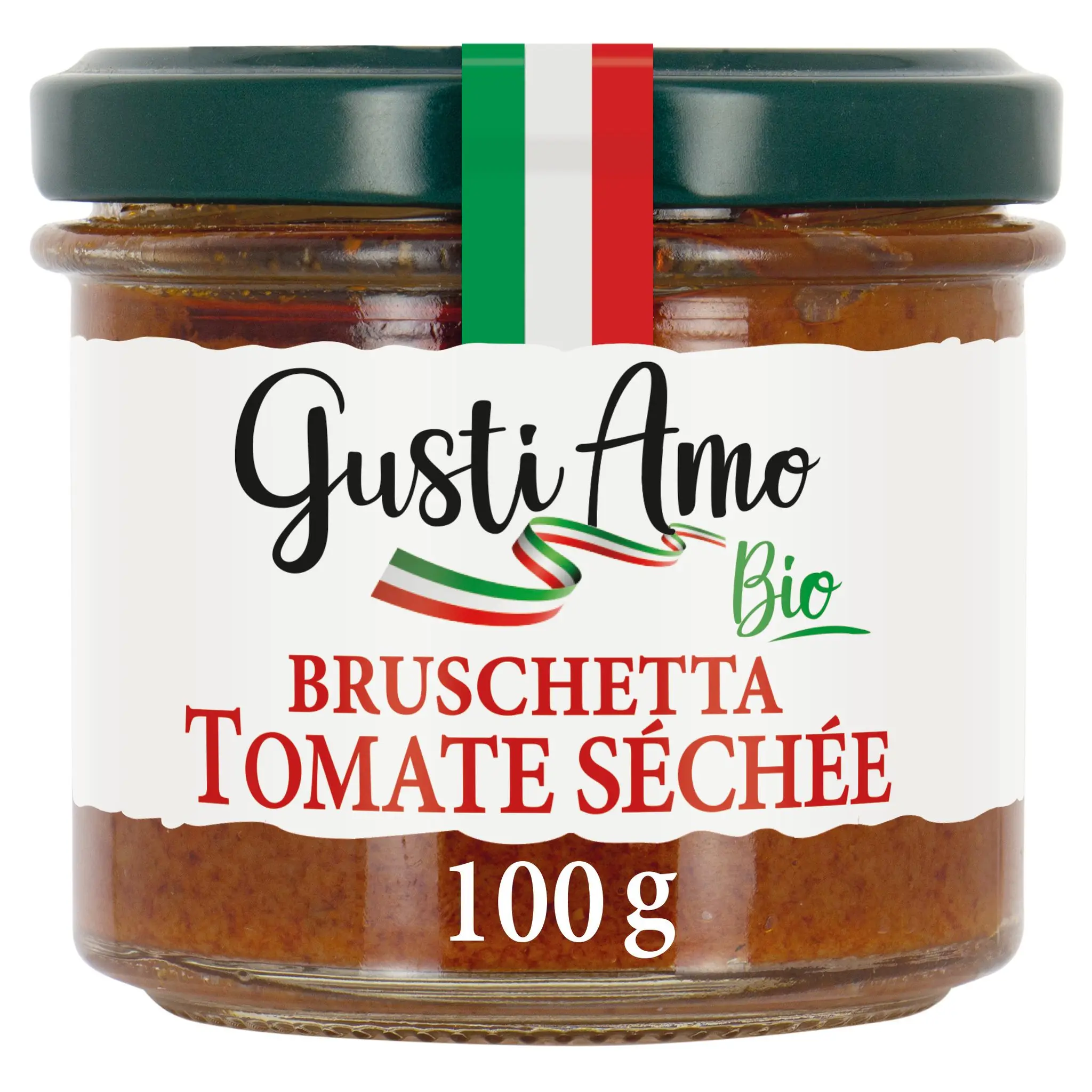 GUSTI AMO Bruschetta tartinable de tomate séchée bio