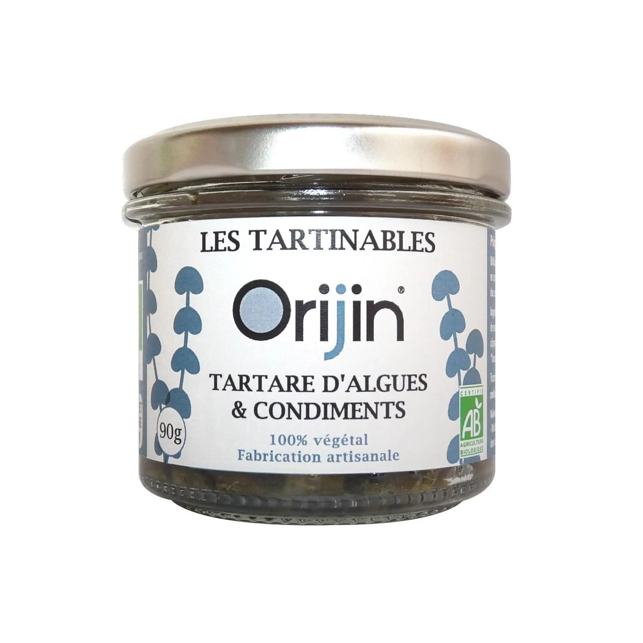 ORIJIN Tartare d'algues et condiments bio