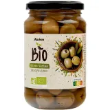 AUCHAN BIO Olives vertes dénoyautées en bocal