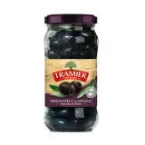 TRAMIER Olives noires dénoyautées à la grecque sans additifs bocal
