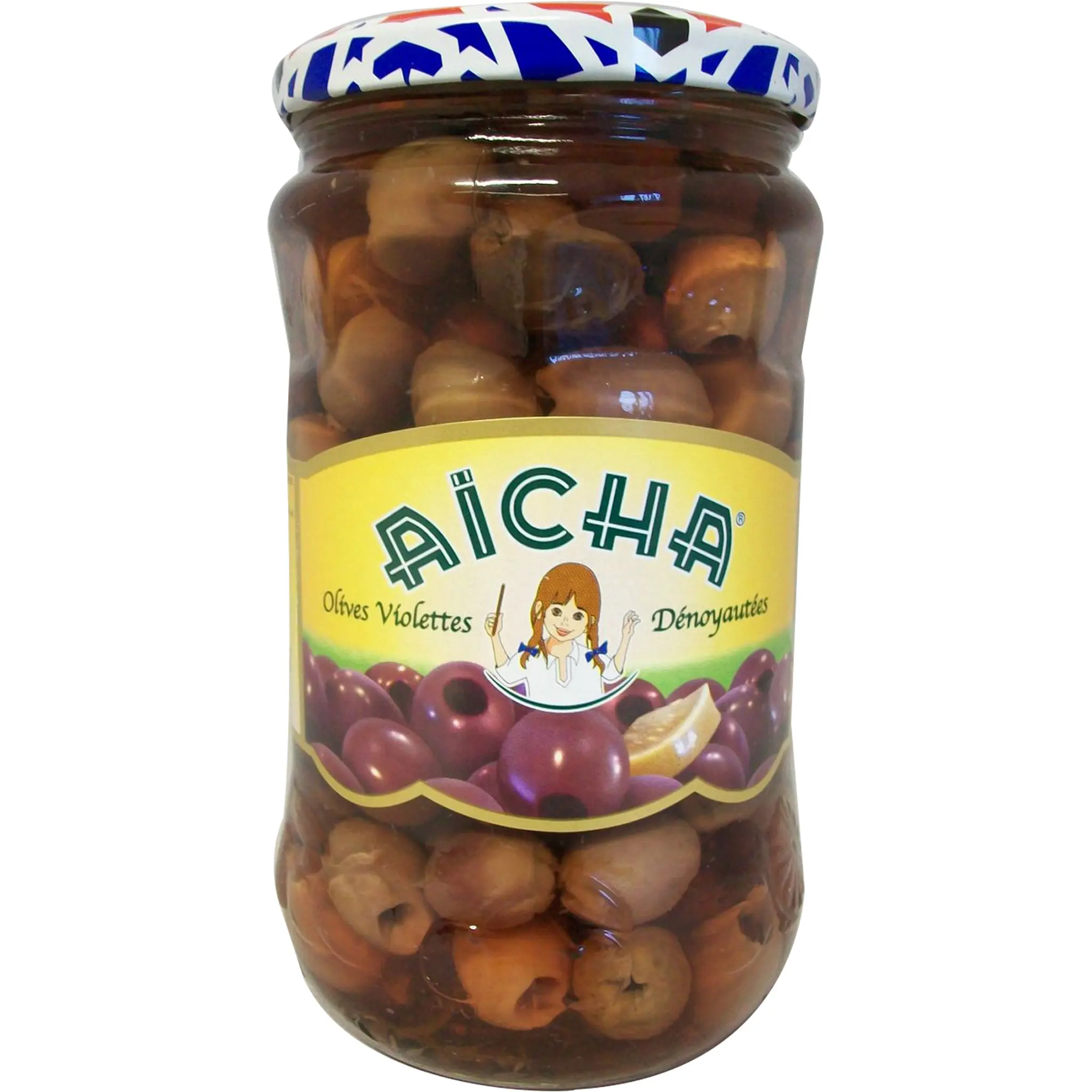 AICHA Olives violettes dénoyautées