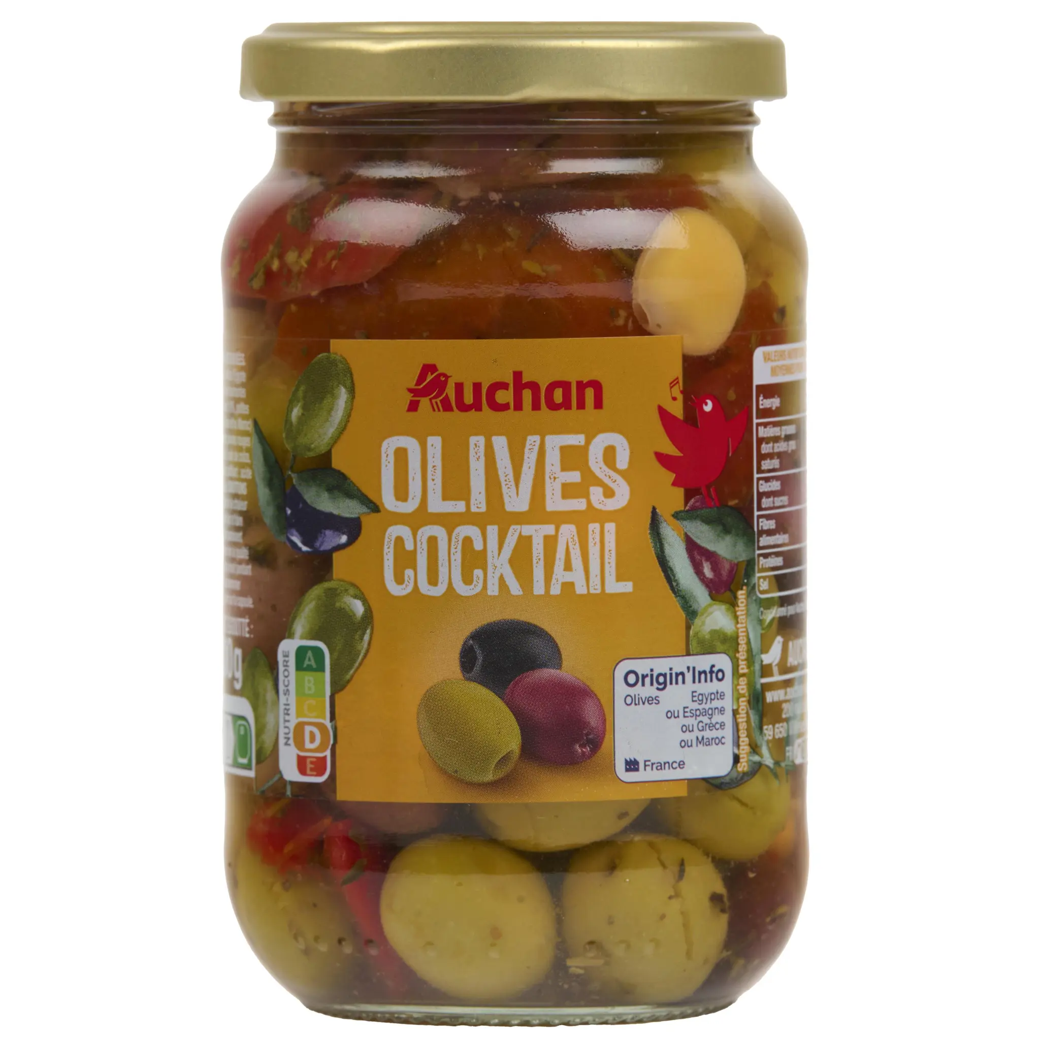 AUCHAN Olives cocktail