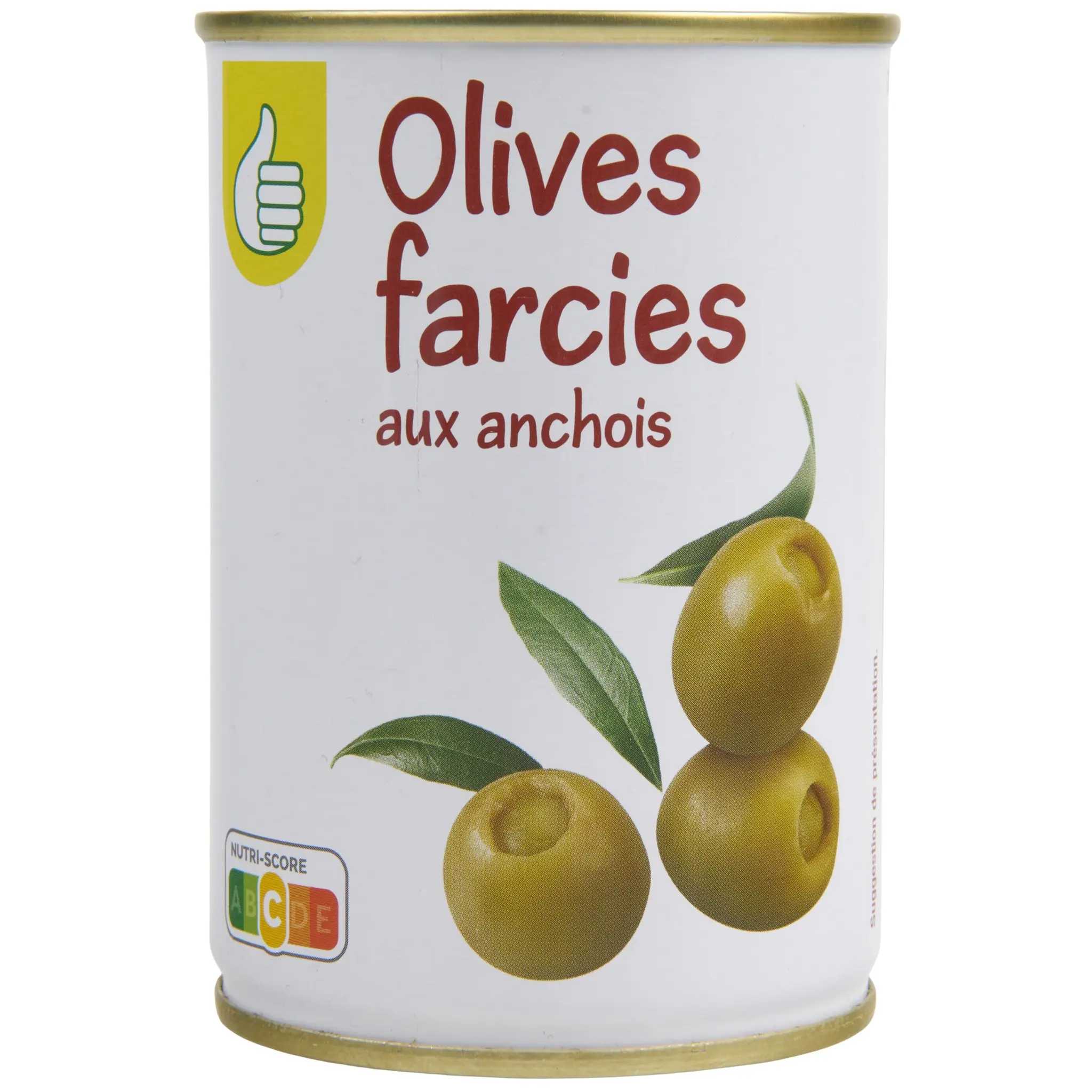 POUCE Olives farcies aux anchois
