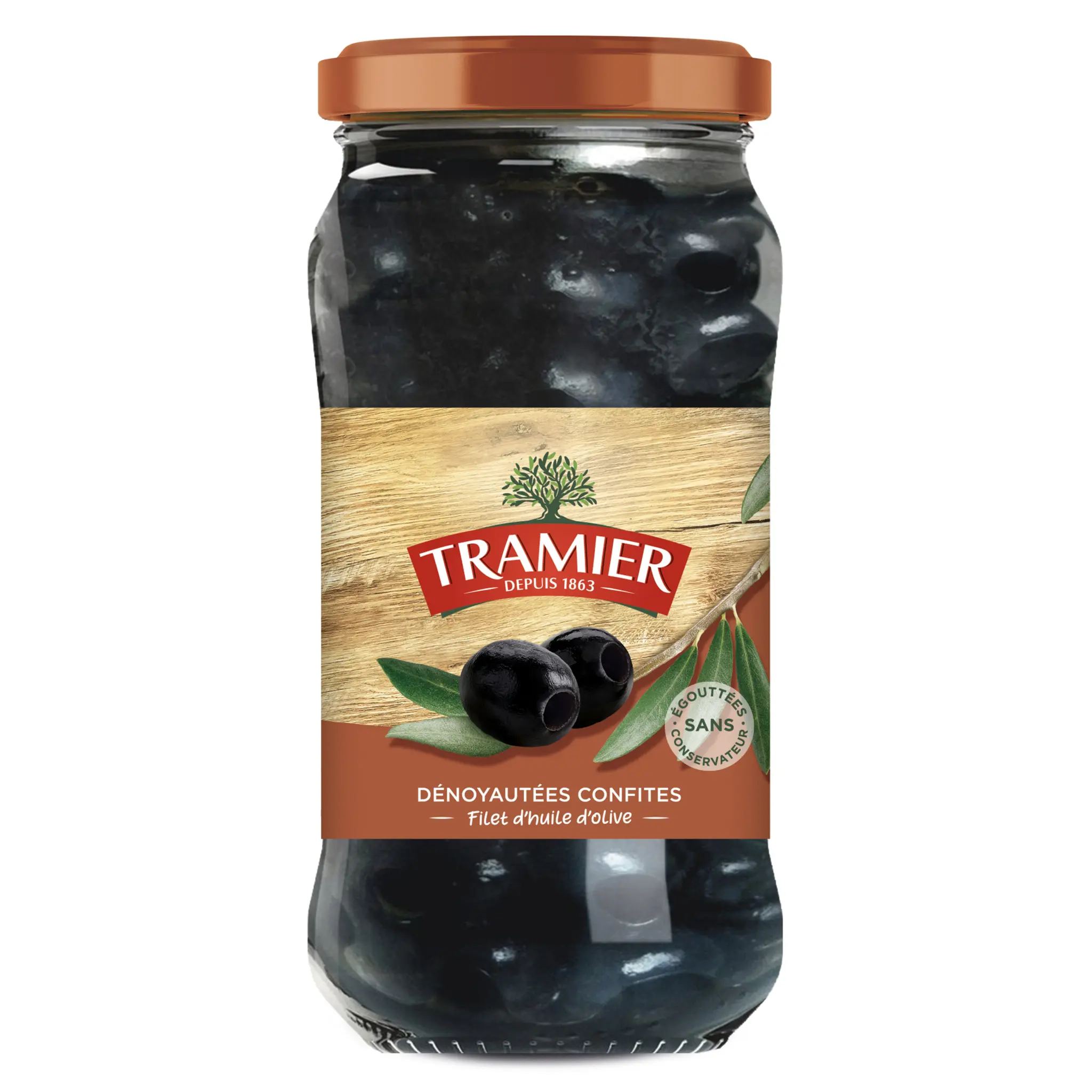 TRAMIER Olives noires dénoyautées