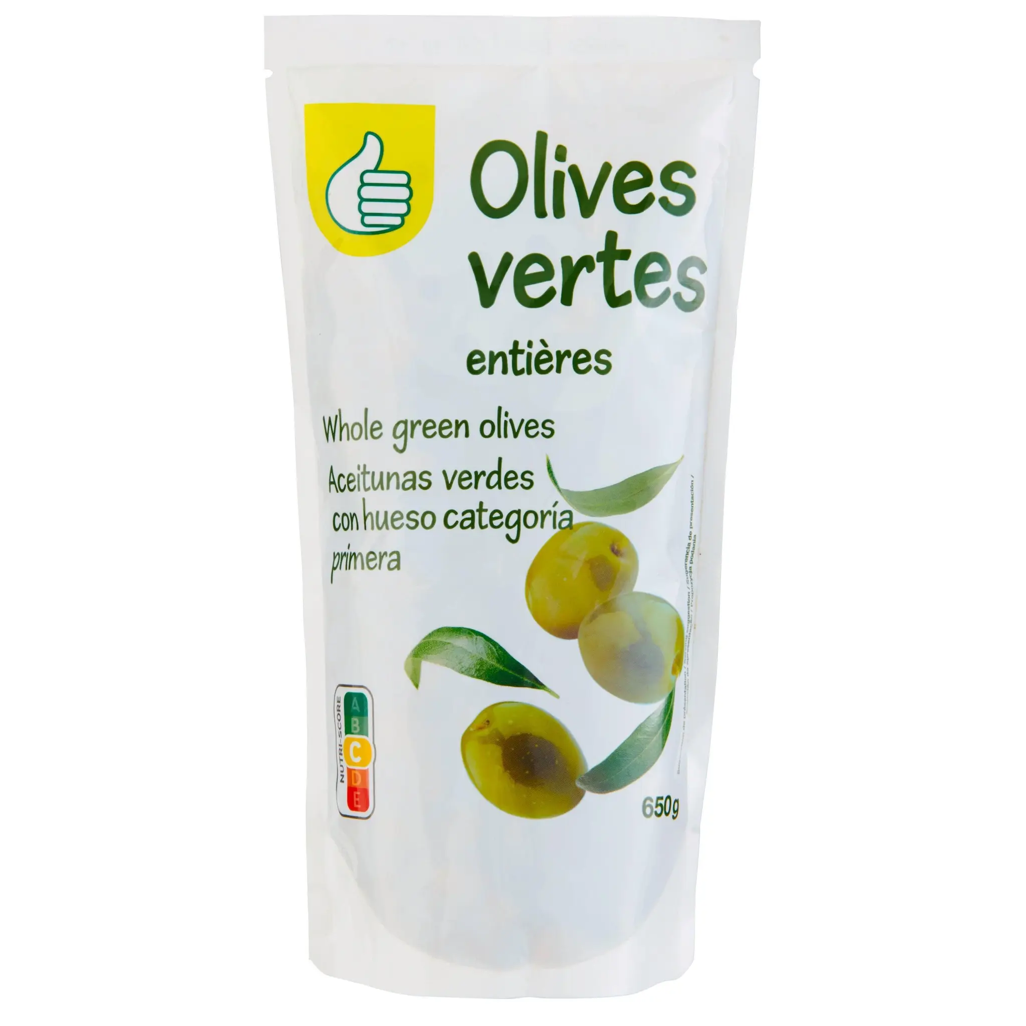 POUCE Olives vertes entières