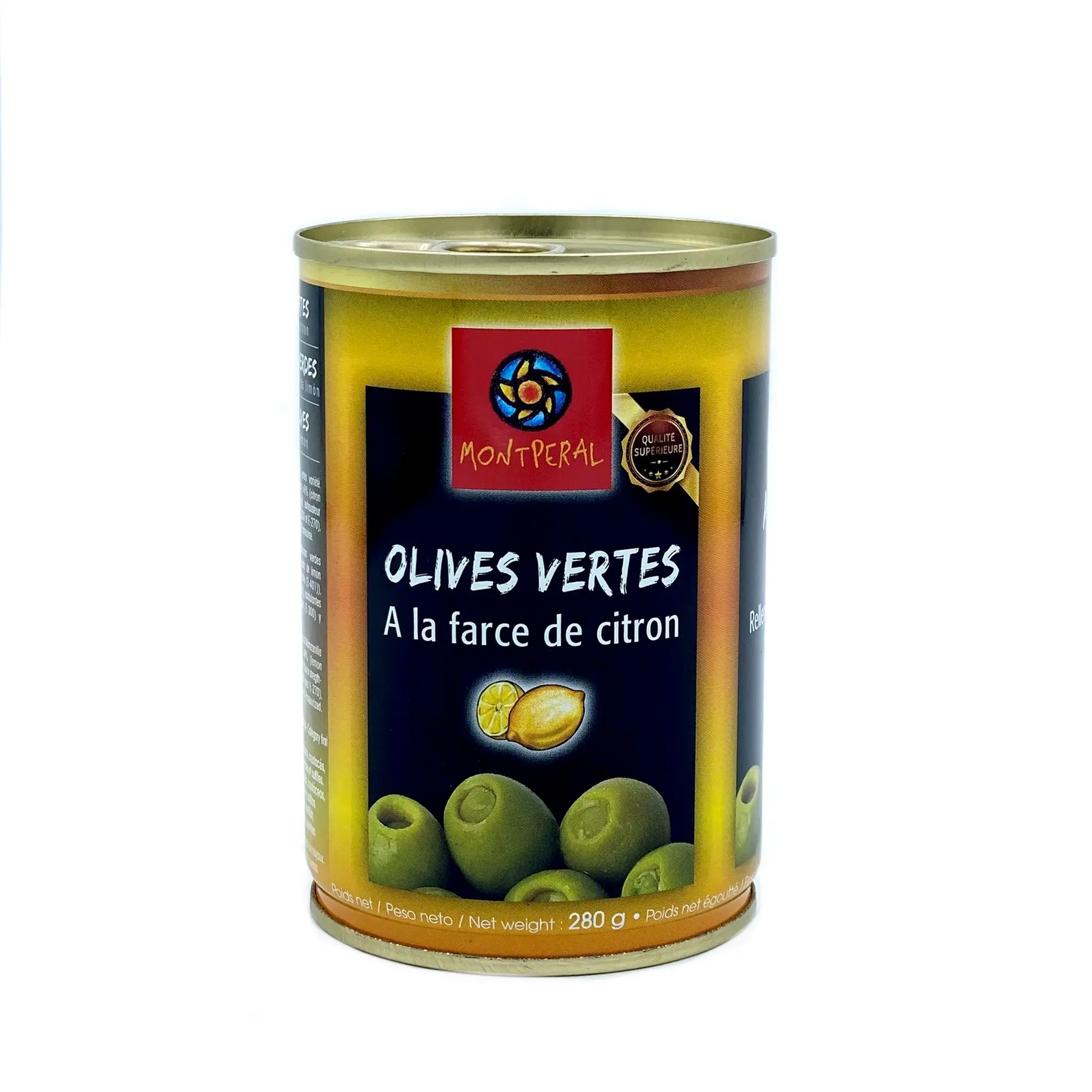 MONTPERAL Olives vertes à la farce de citron