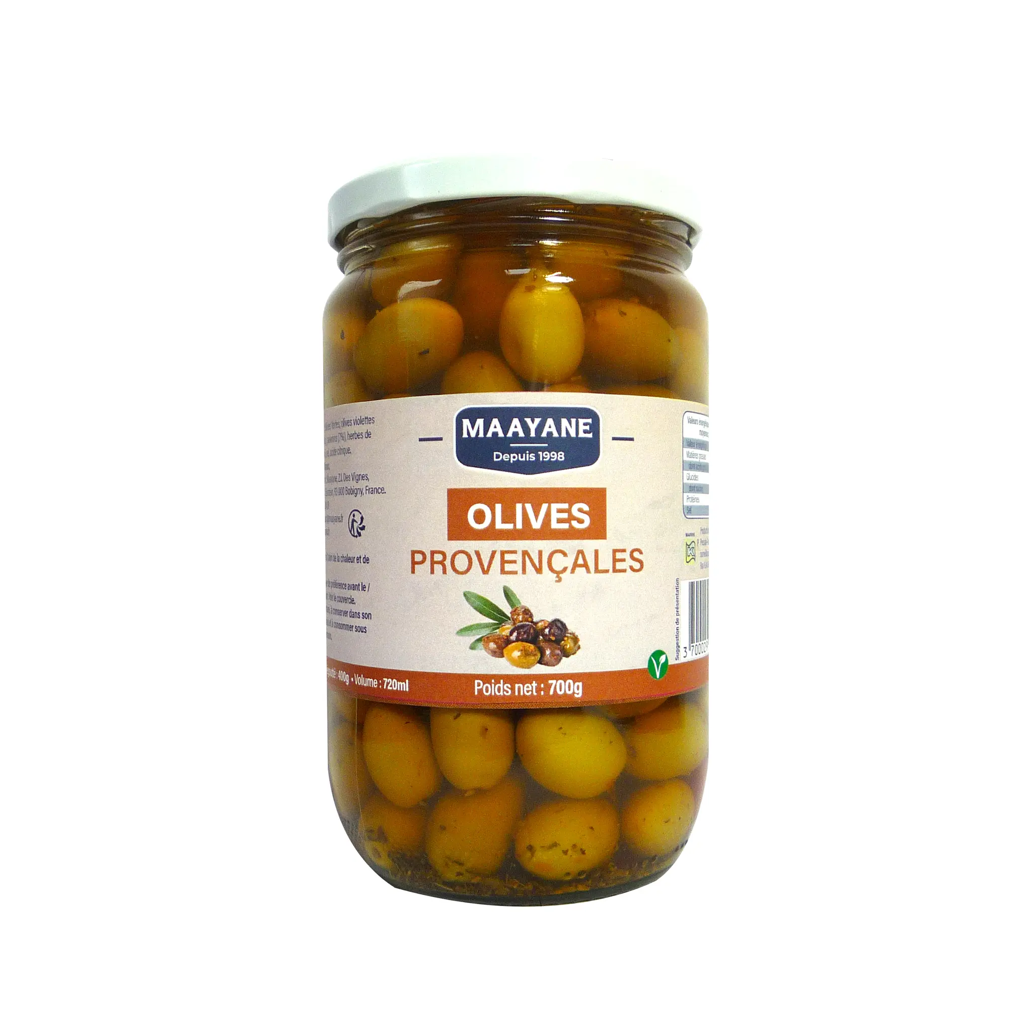 MAAYANE Olives provençales en bocal casher