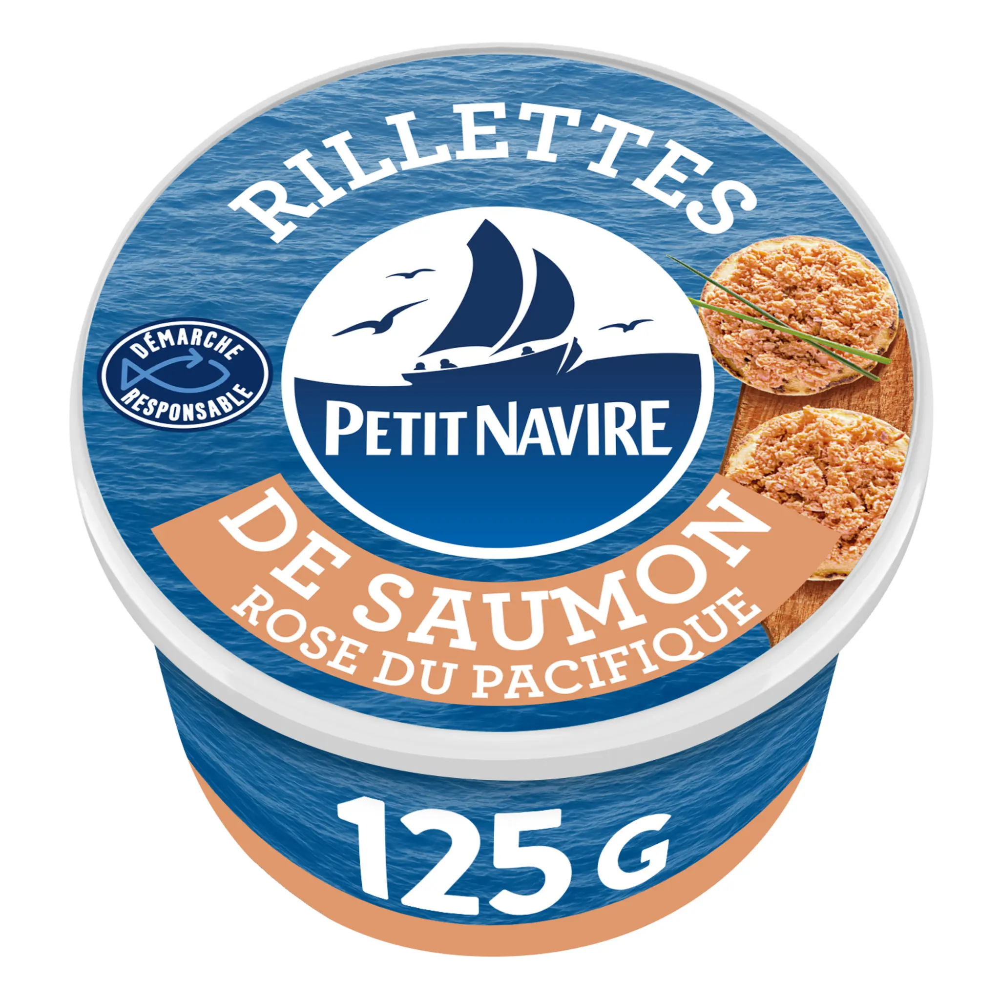 PETIT NAVIRE Rillettes de saumon rose du Pacifique