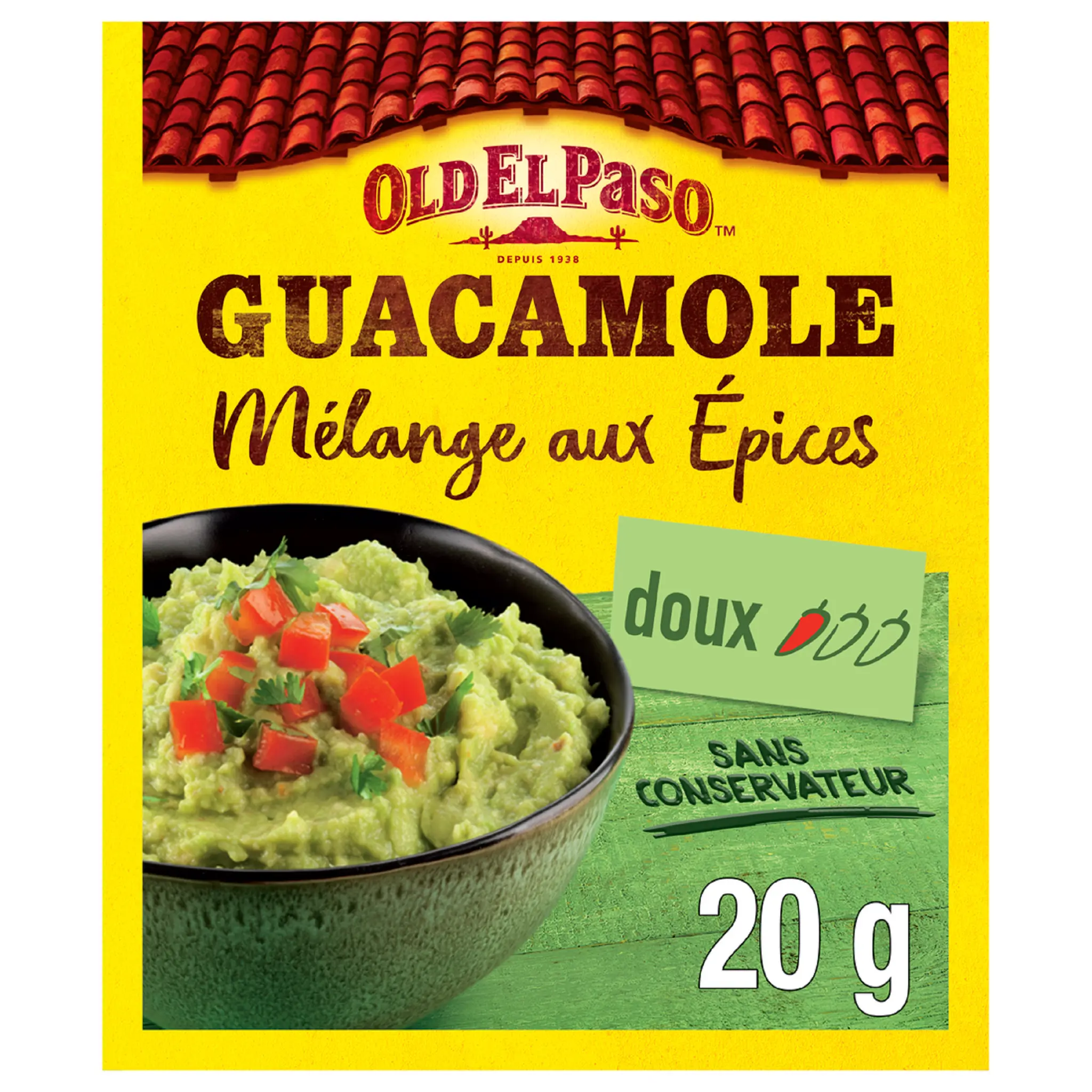 OLD EL PASO Mélange d'épices pour guacamole doux