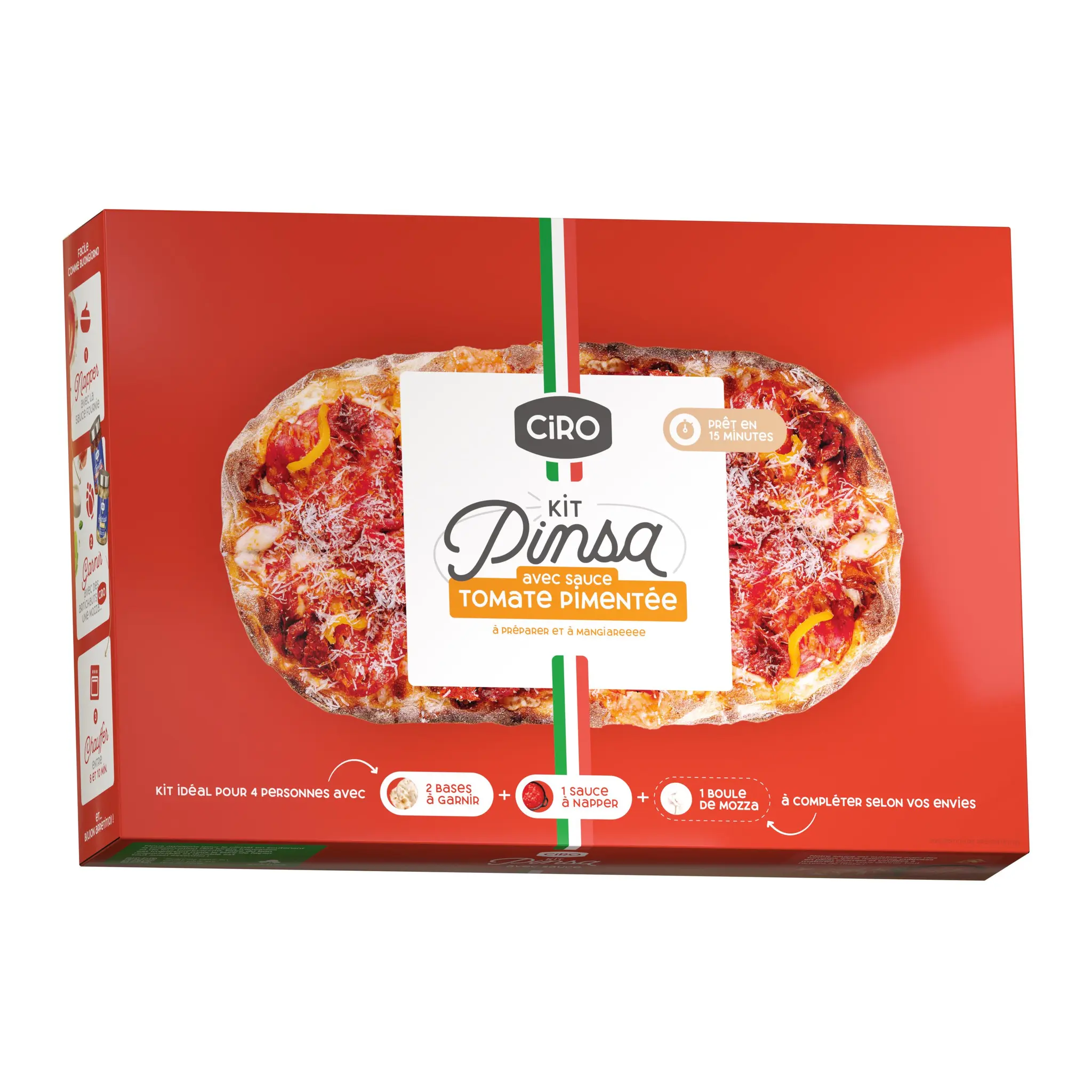 CIRO Pinsa sauce tomate et piment