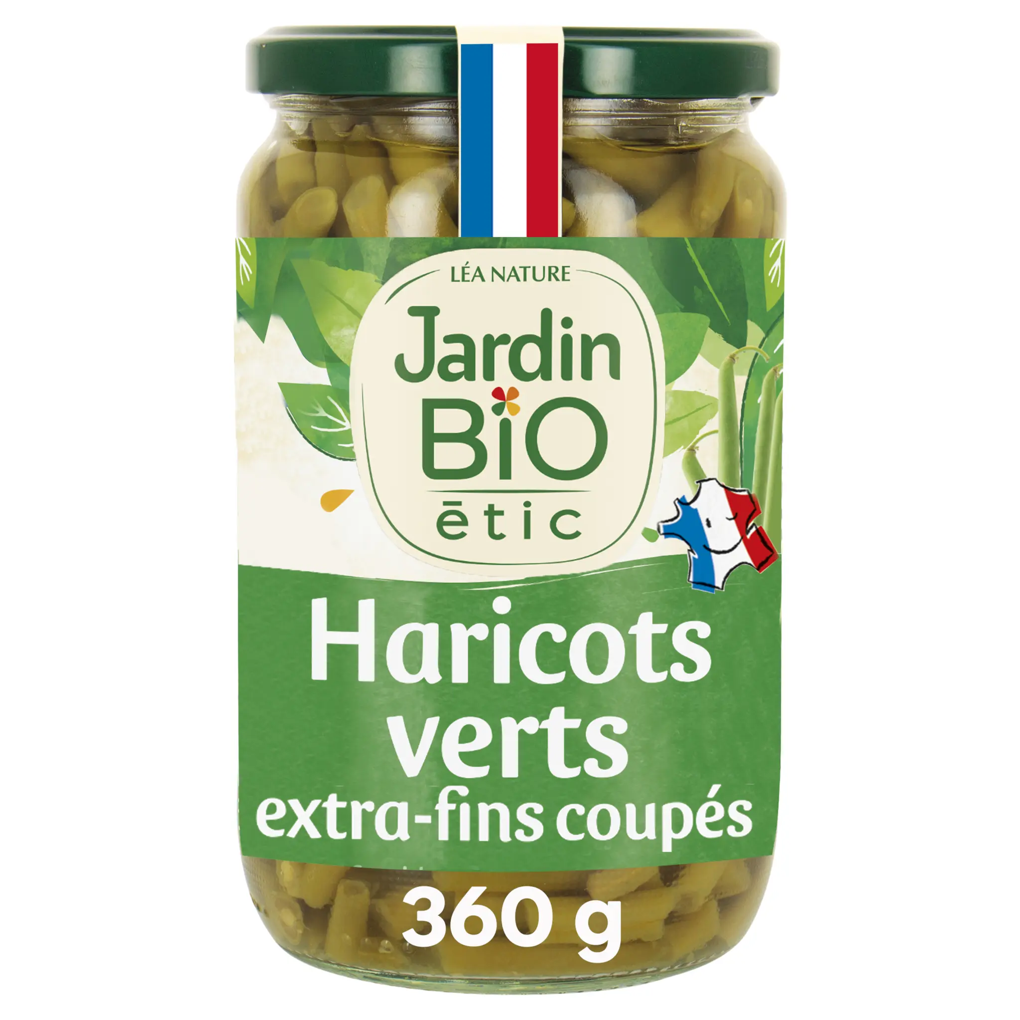 JARDIN BIO ETIC Haricots verts extra-fins coupés en bocal