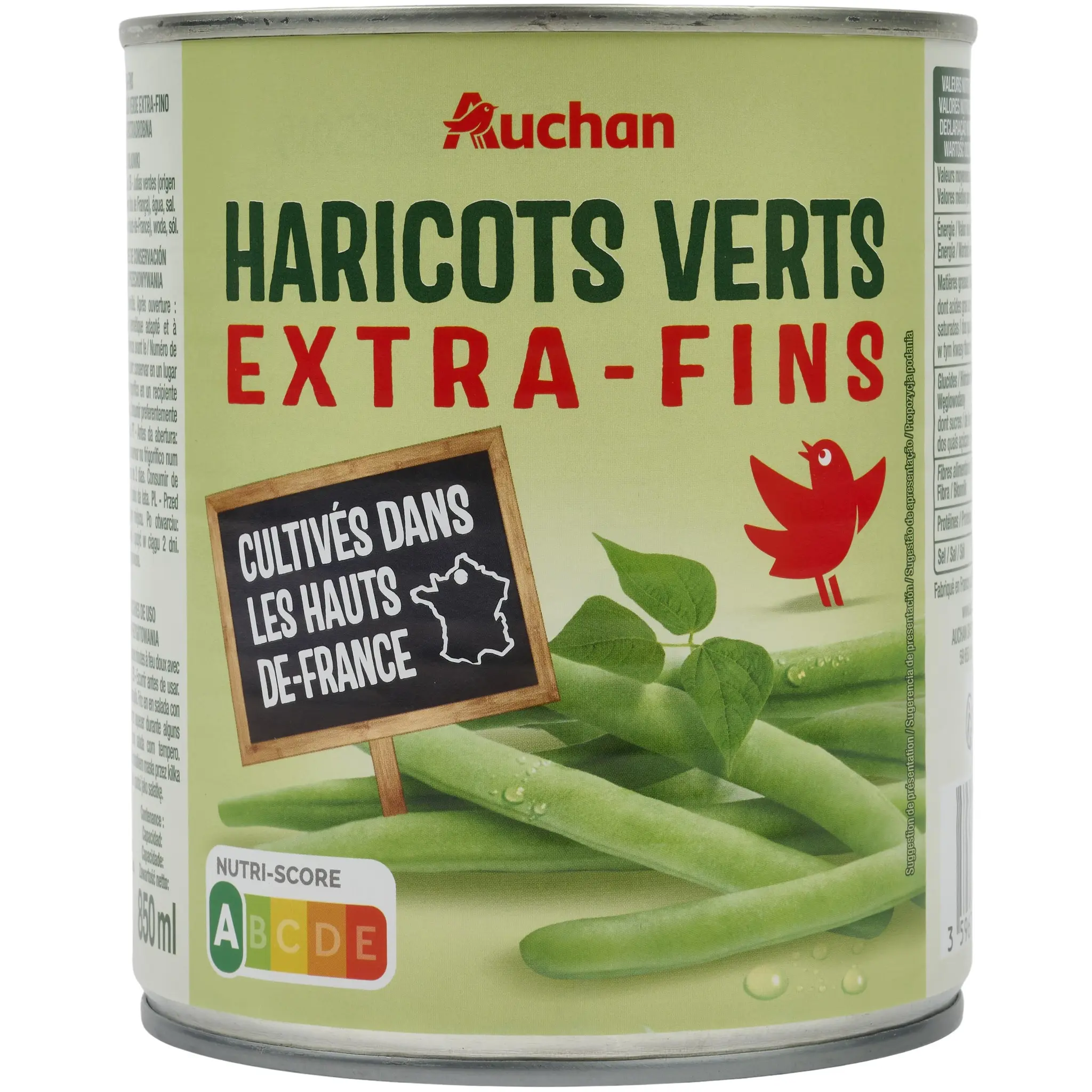 AUCHAN Haricots verts extra fins