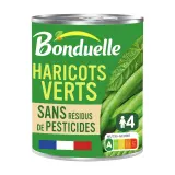 BONDUELLE Haricots verts sans résidu de pesticides