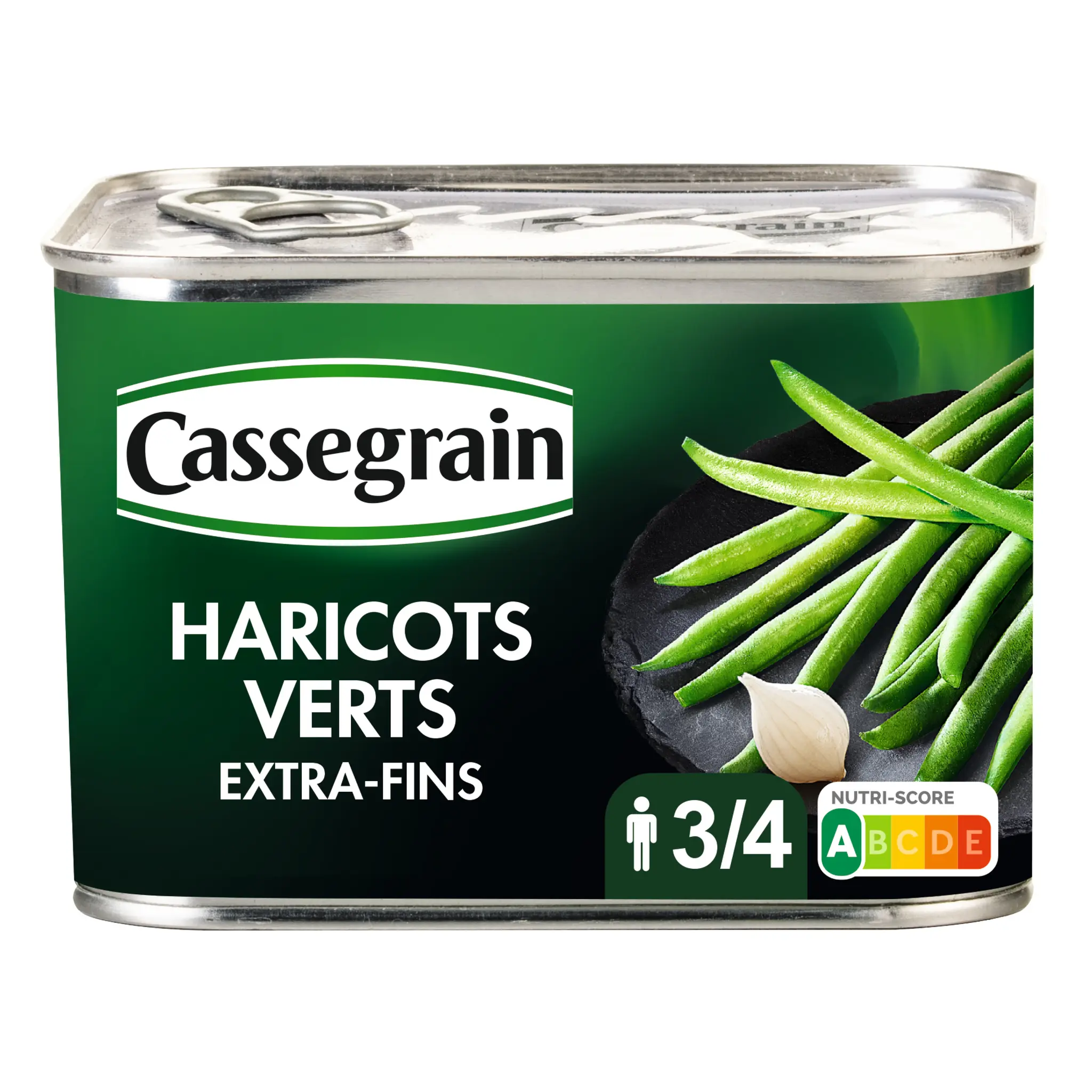 CASSEGRAIN Haricots verts extra fins cueillis main