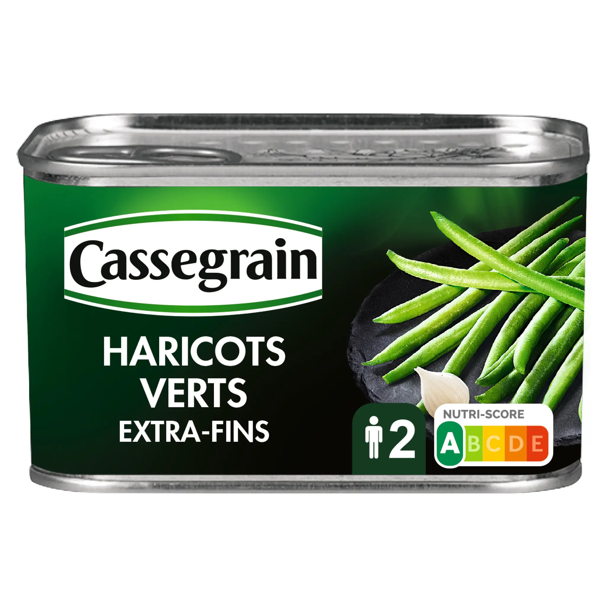 CASSEGRAIN Haricots verts extra fins cueillis main