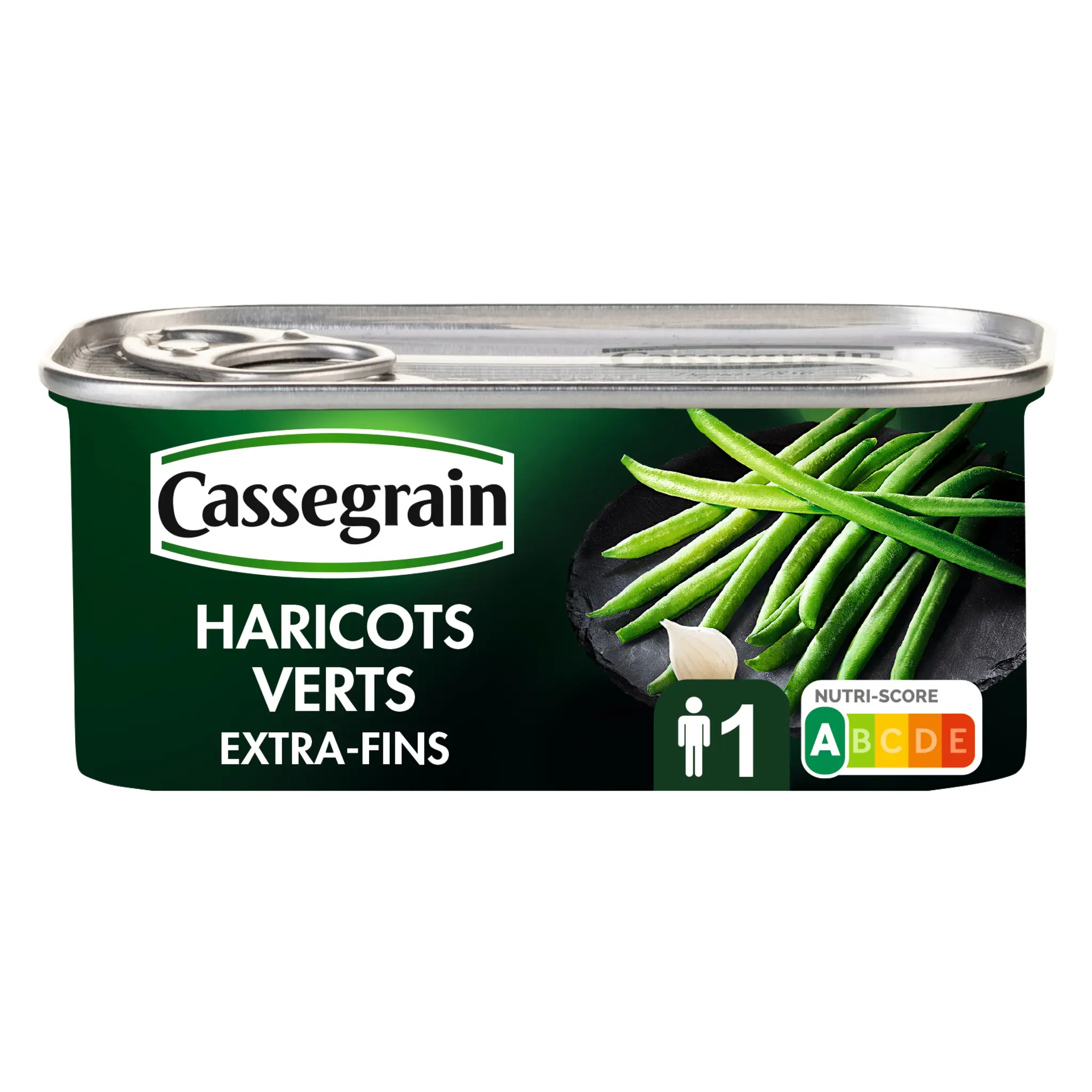 CASSEGRAIN Haricots verts extra fins cueillis main