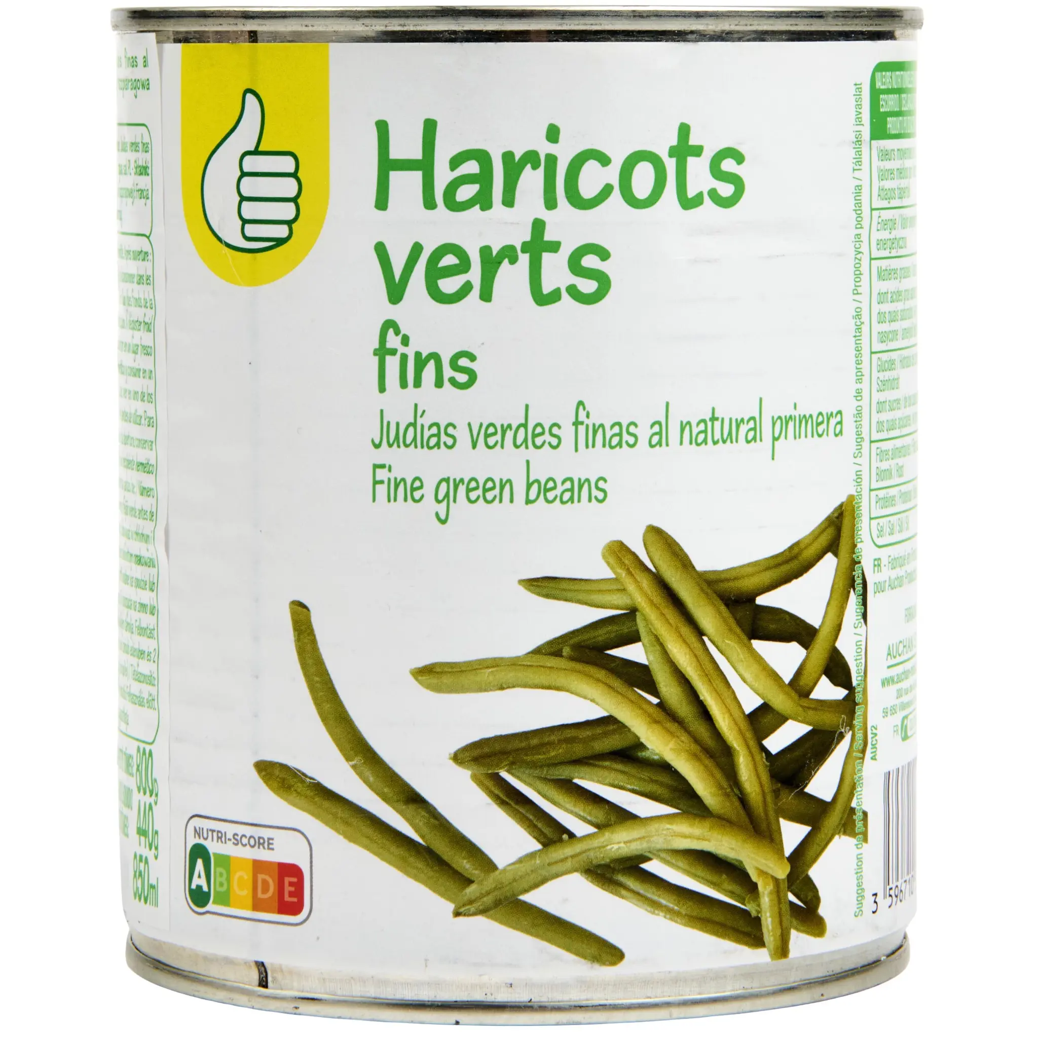POUCE Haricots verts fins