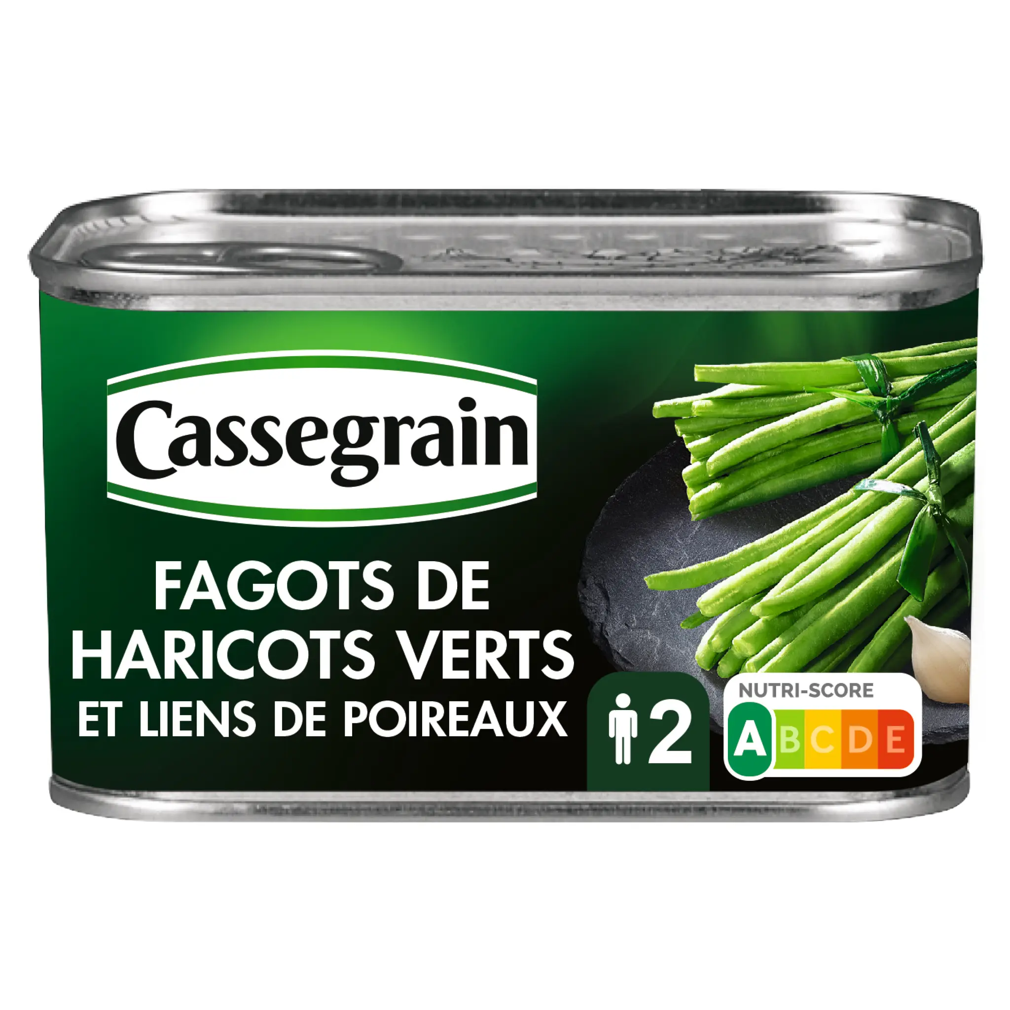 CASSEGRAIN Fagot de haricots verts avec lien de poireau