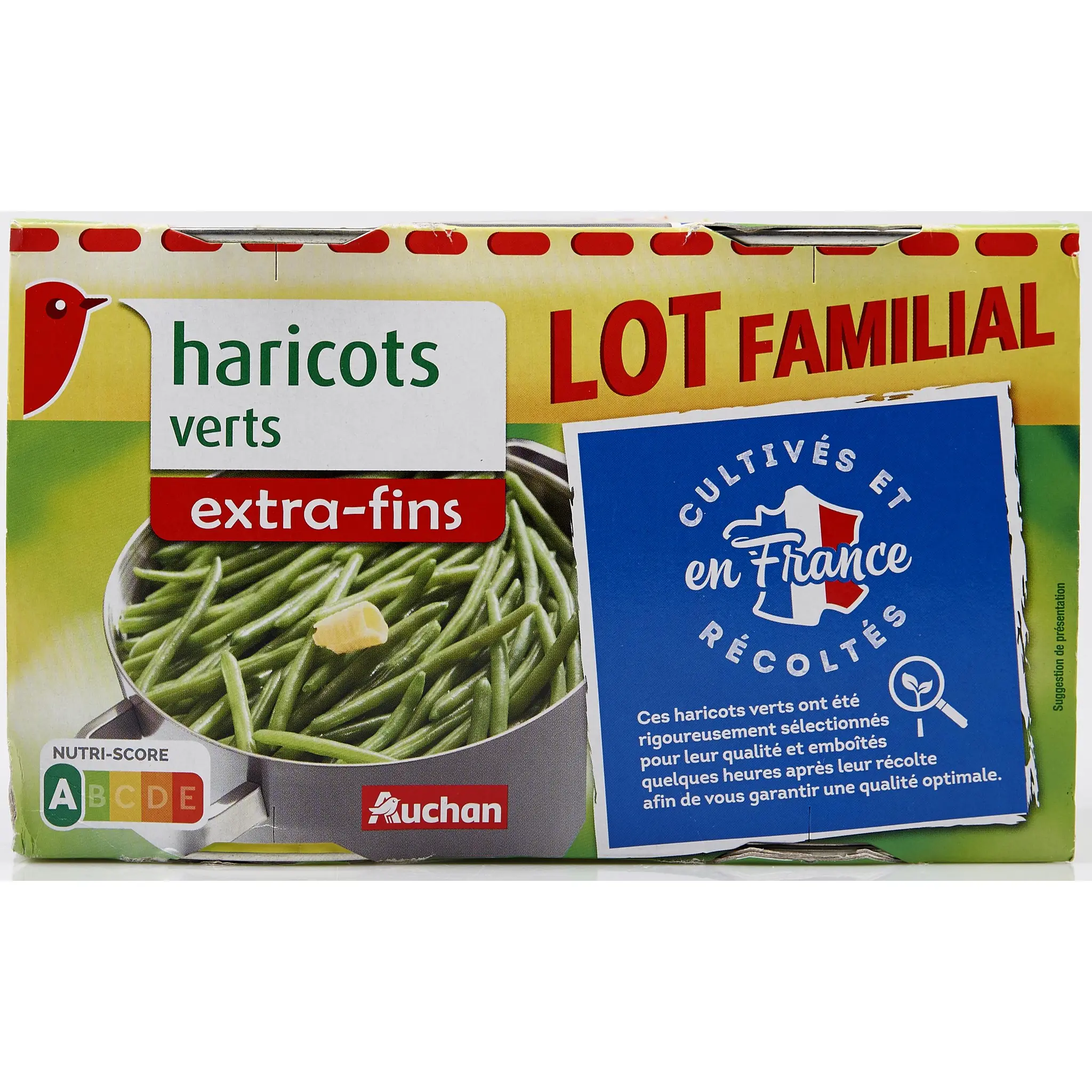 AUCHAN Haricots verts extra fins
