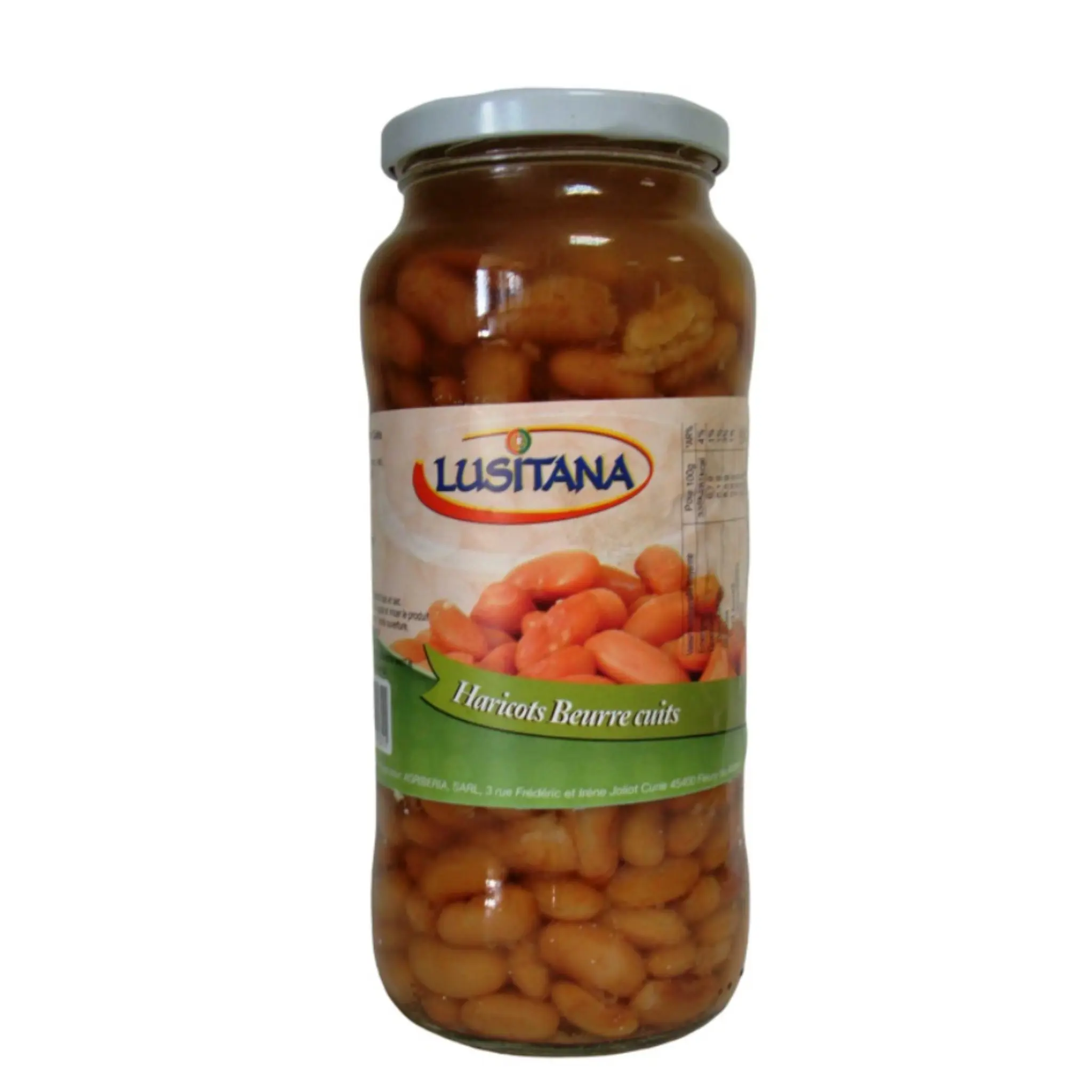 LUSITANA Haricots beurre cuits en bocal
