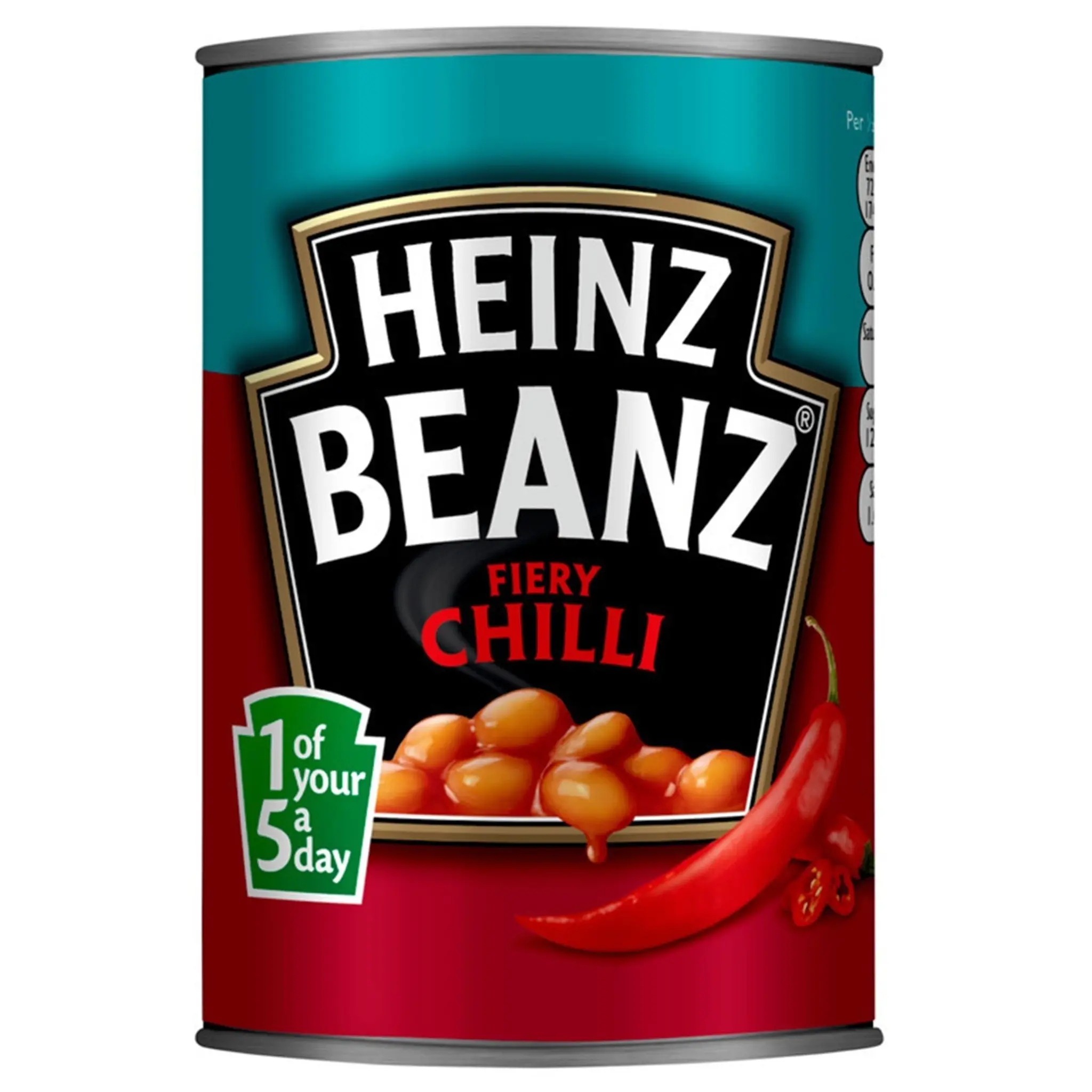 HEINZ Haricots blancs cuisinés à la sauce tomate et à la sauce pimentée
