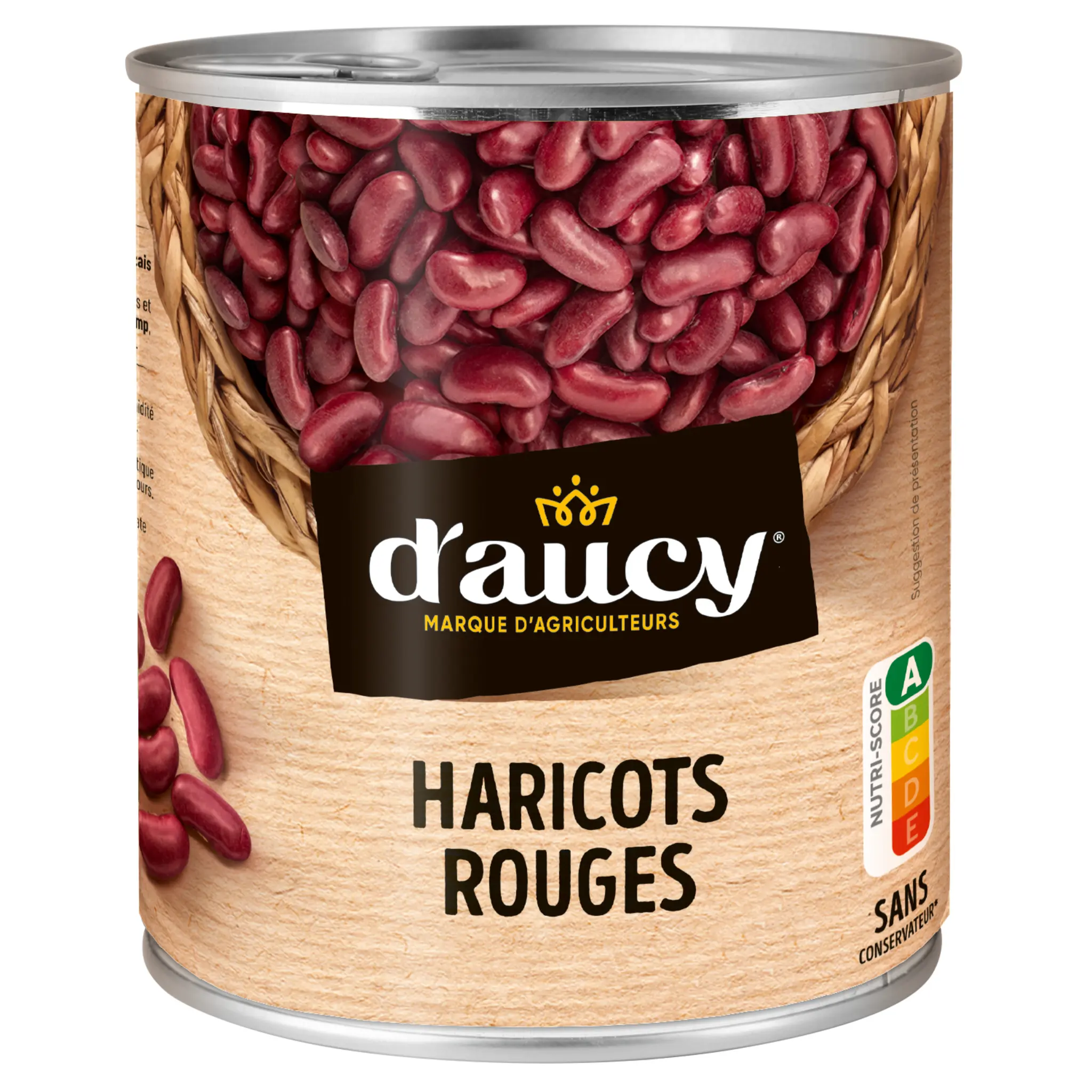 D'AUCY Haricots rouges en conserve