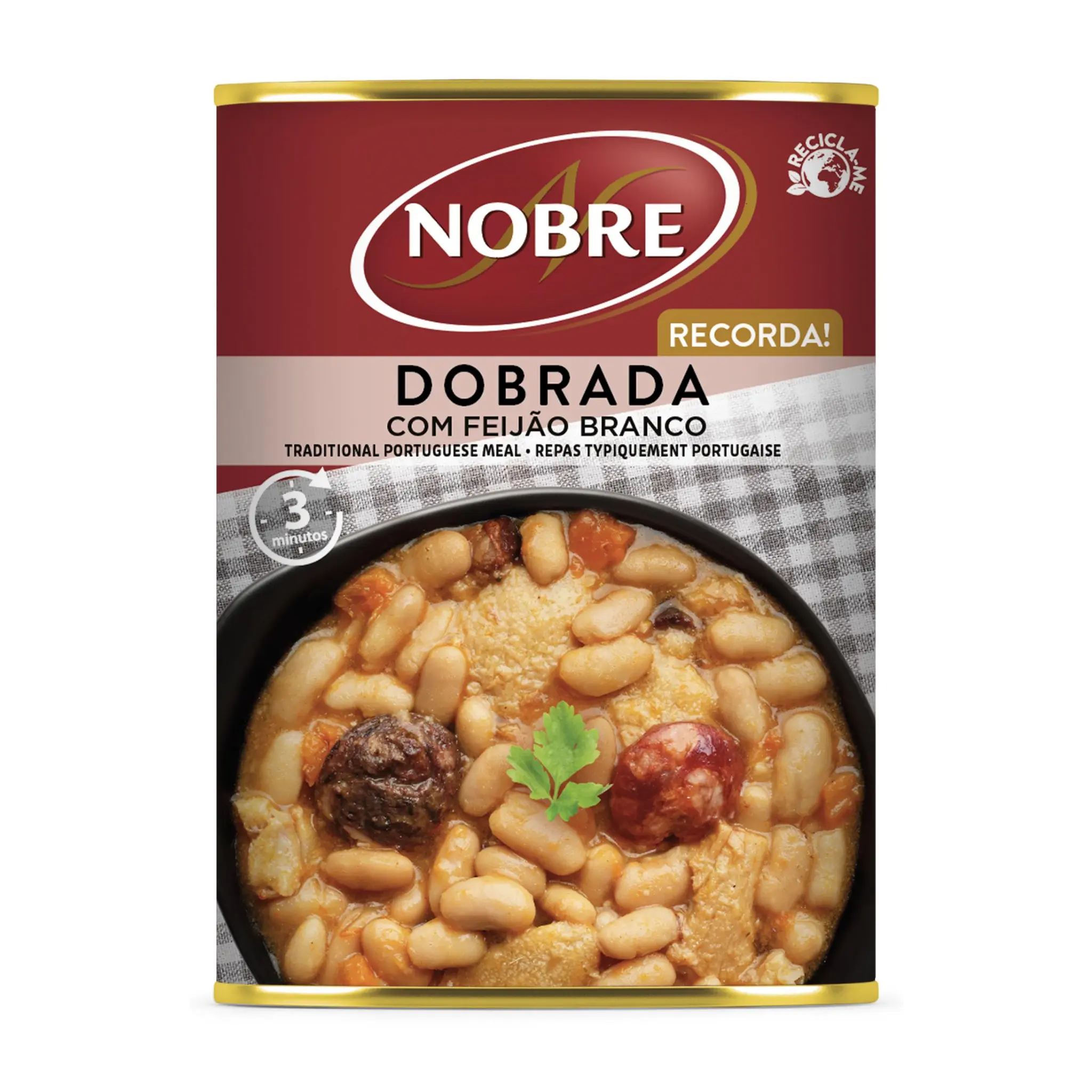NOBRE Dobrada com feijão branco