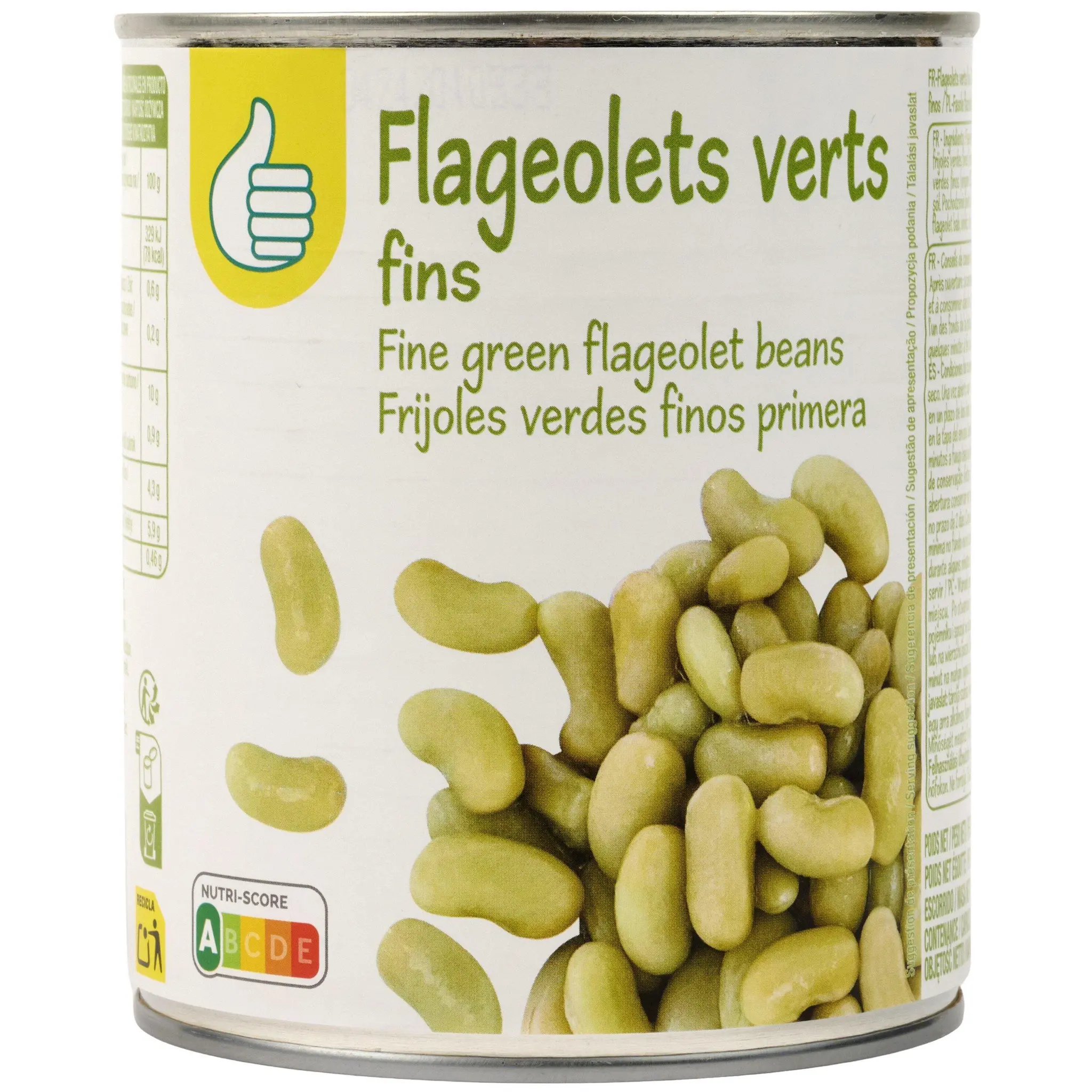 POUCE Flageolets verts fins