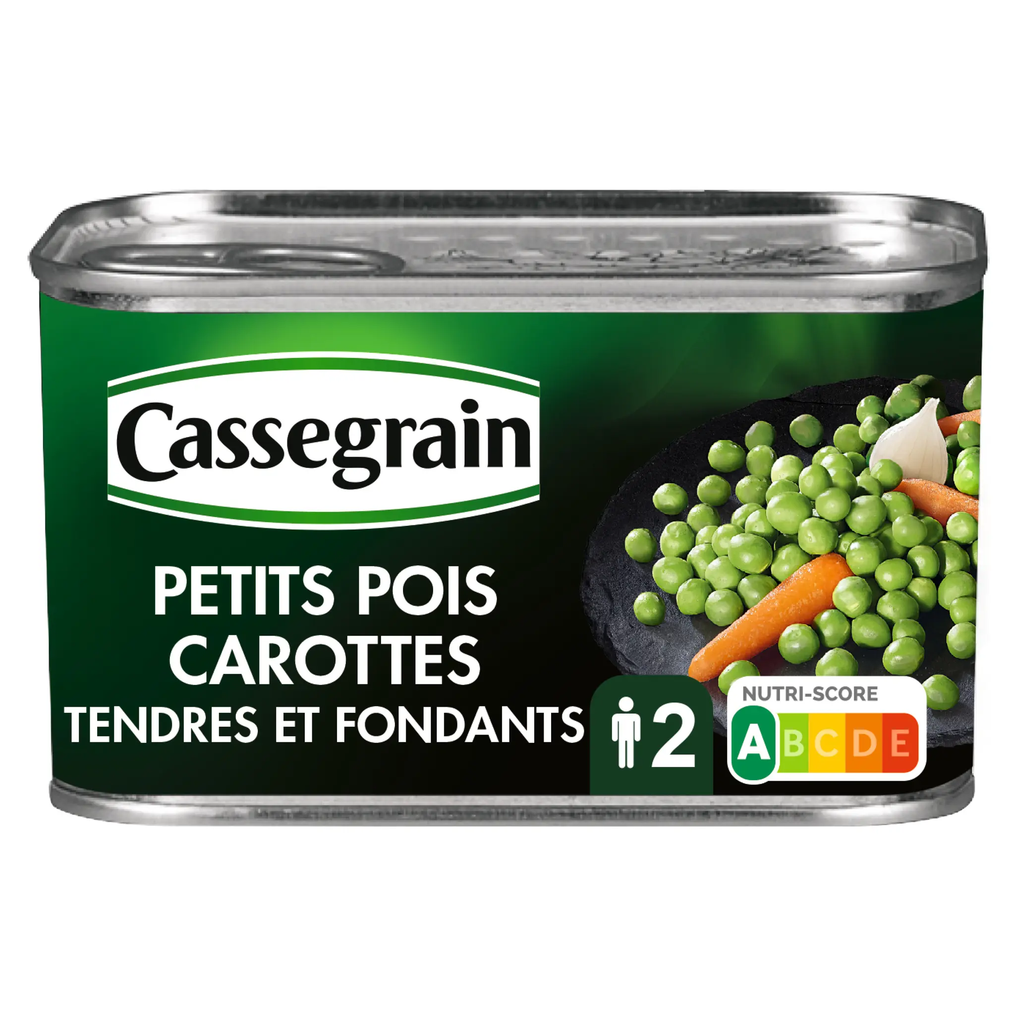 CASSEGRAIN Petits pois carottes tendres et fondants