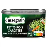 CASSEGRAIN Petits pois carottes tendres et fondants