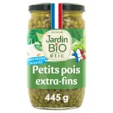 JARDIN BIO ETIC Petits pois extra-fins en bocal