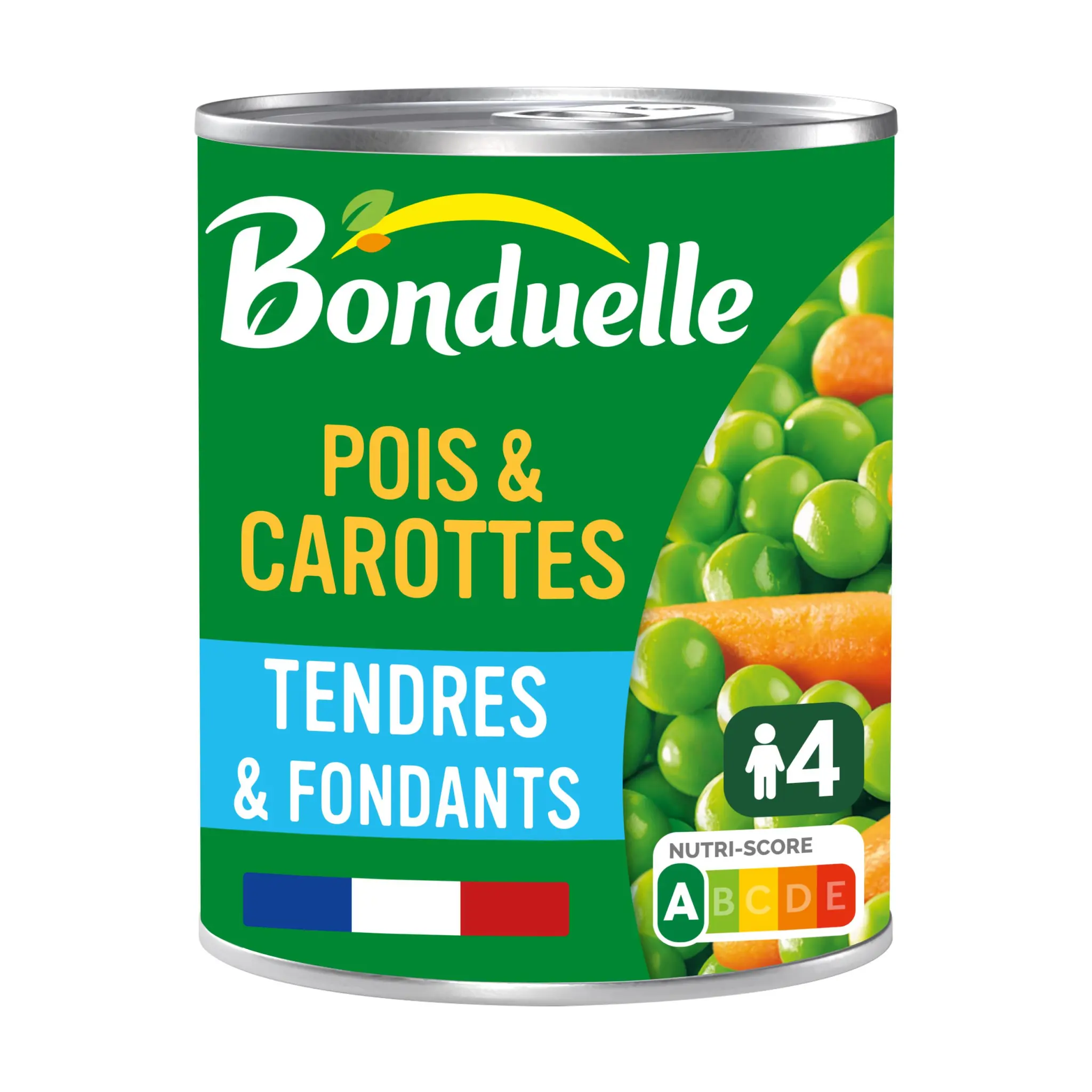 BONDUELLE Petits pois carottes tendres et fondants