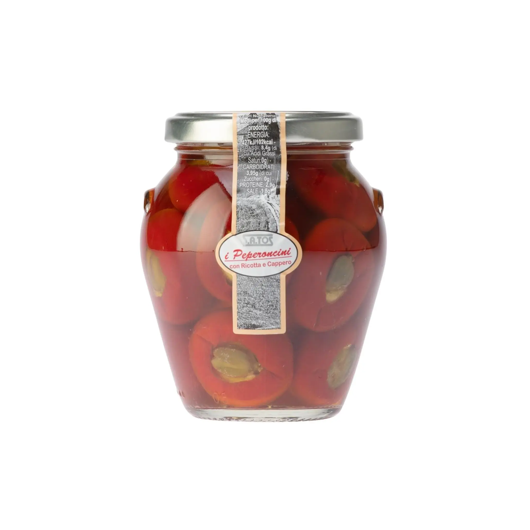 SATOS Poivrons farcis au fromage et aux câpres