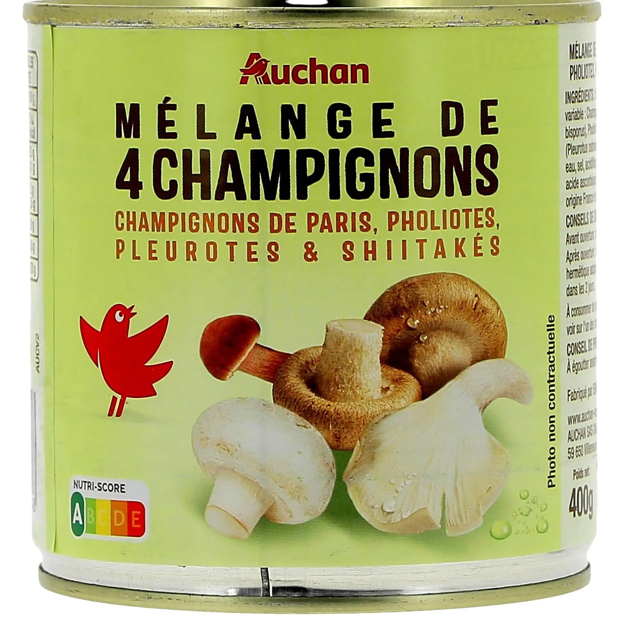 AUCHAN Mélange 4 champignons