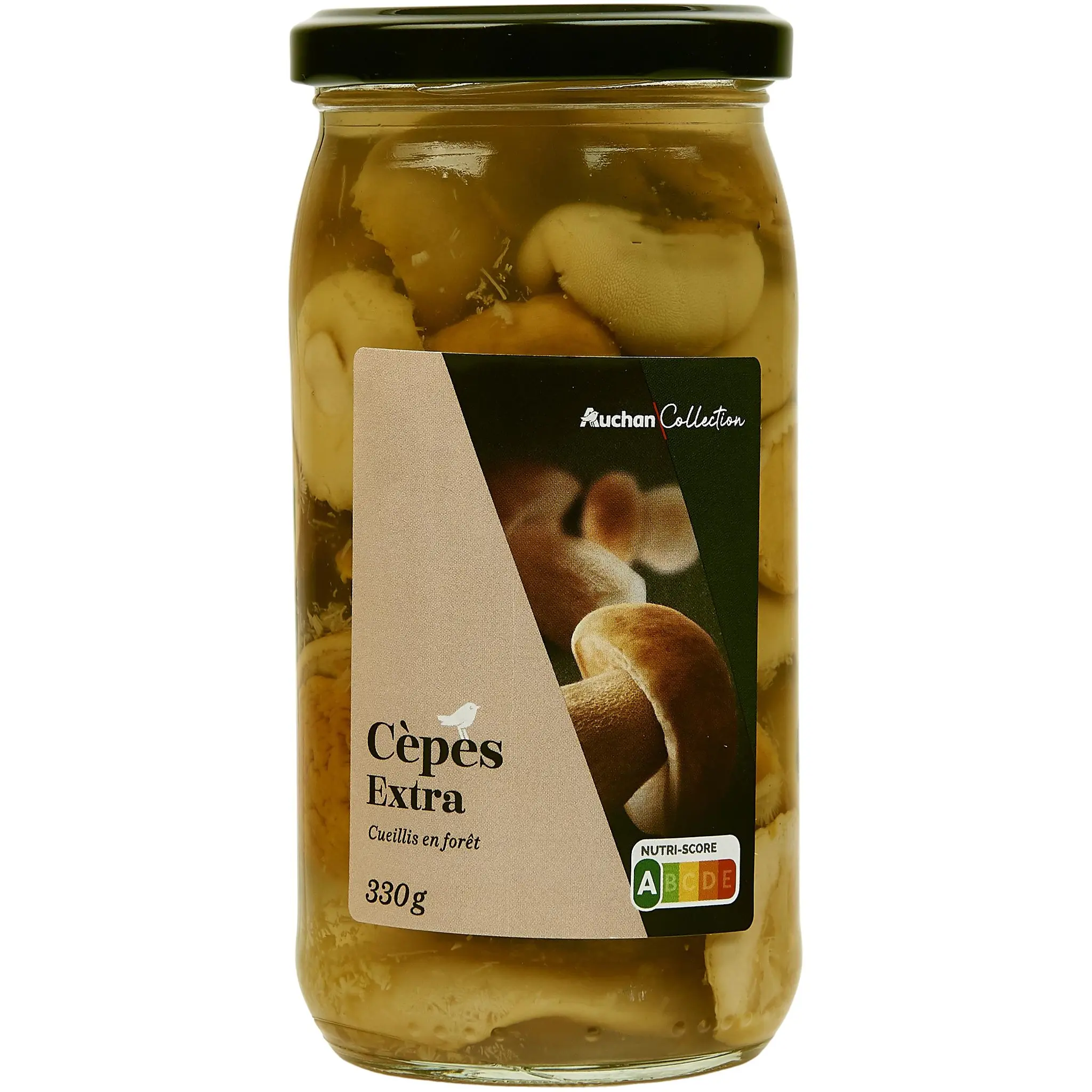 AUCHAN COLLECTION Cèpes extra en bocal