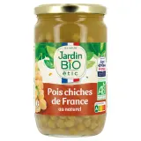 JARDIN BIO ETIC Pois chiches au naturel en bocal