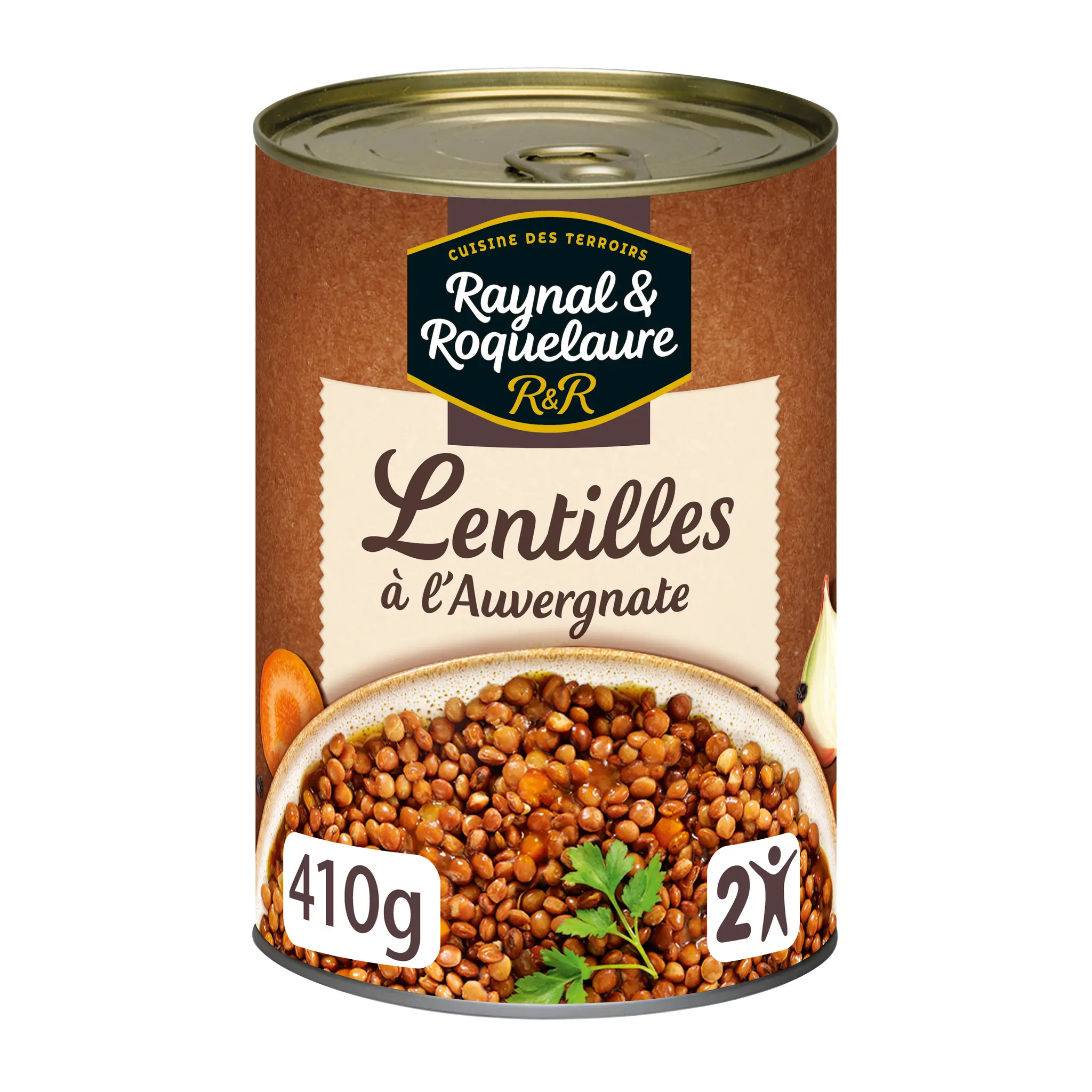 RAYNAL ET ROQUELAURE Lentilles cuisinées à l'auvergnate