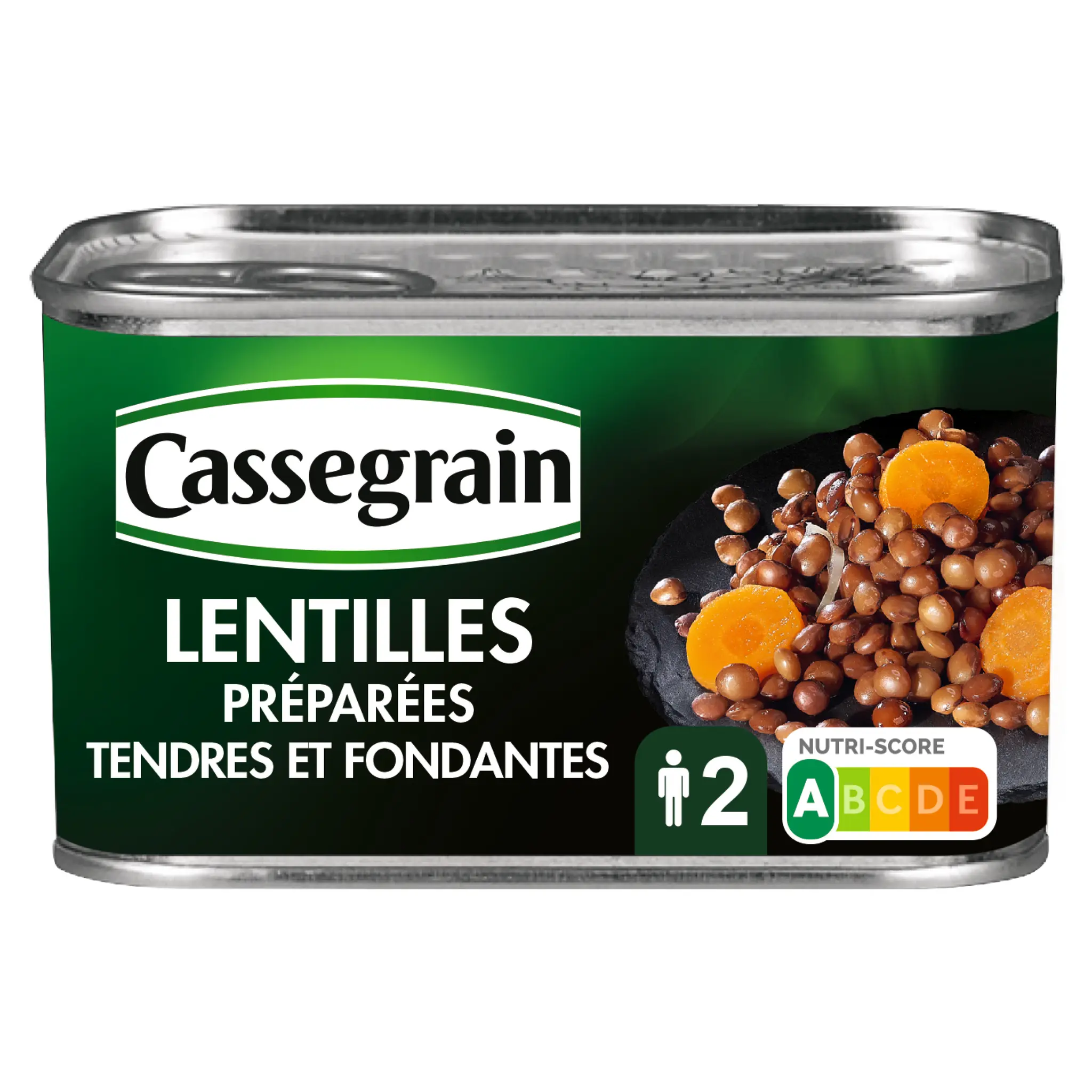 CASSEGRAIN Lentilles préparées tendres et fondantes