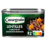 CASSEGRAIN Lentilles préparées tendres et fondantes