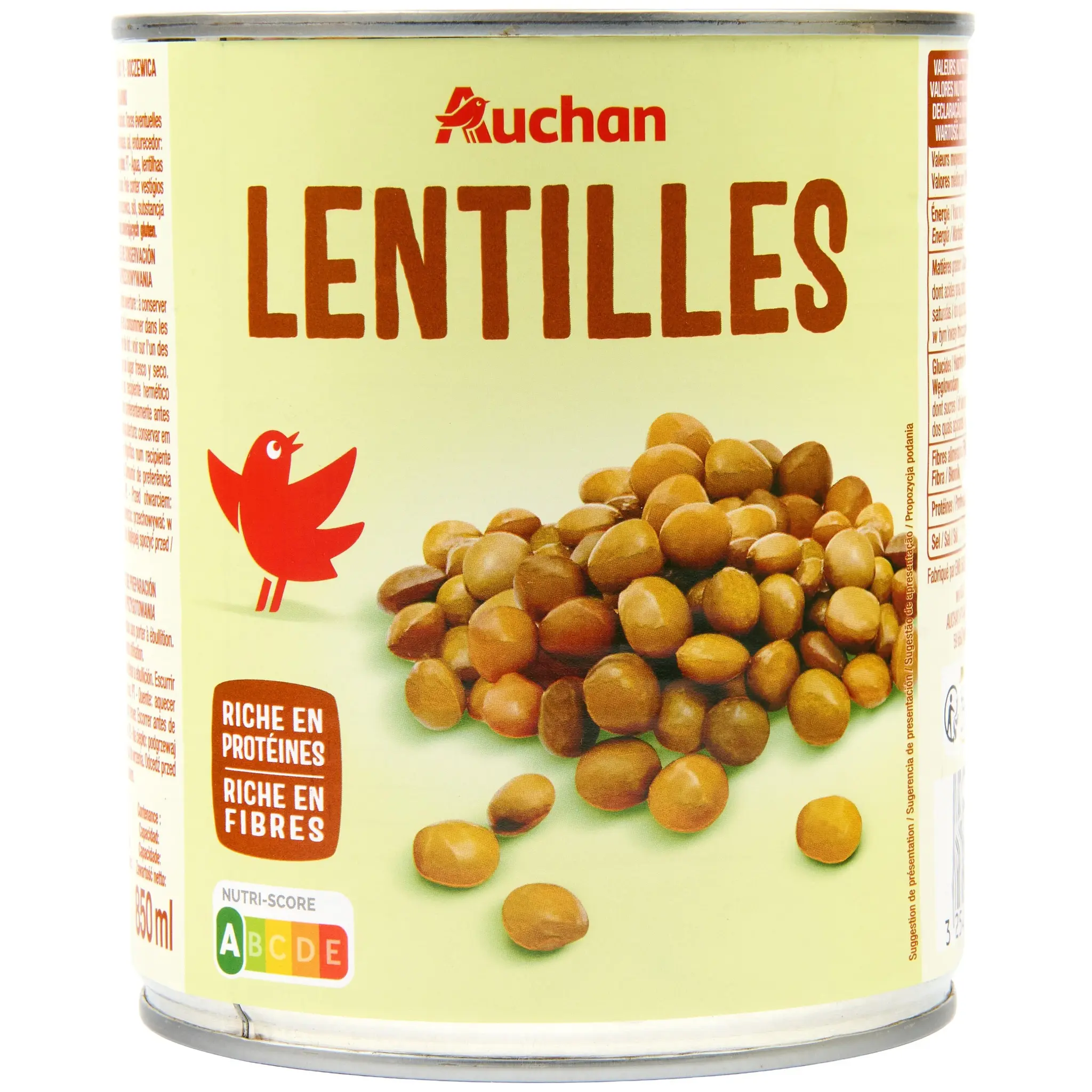 AUCHAN Lentilles