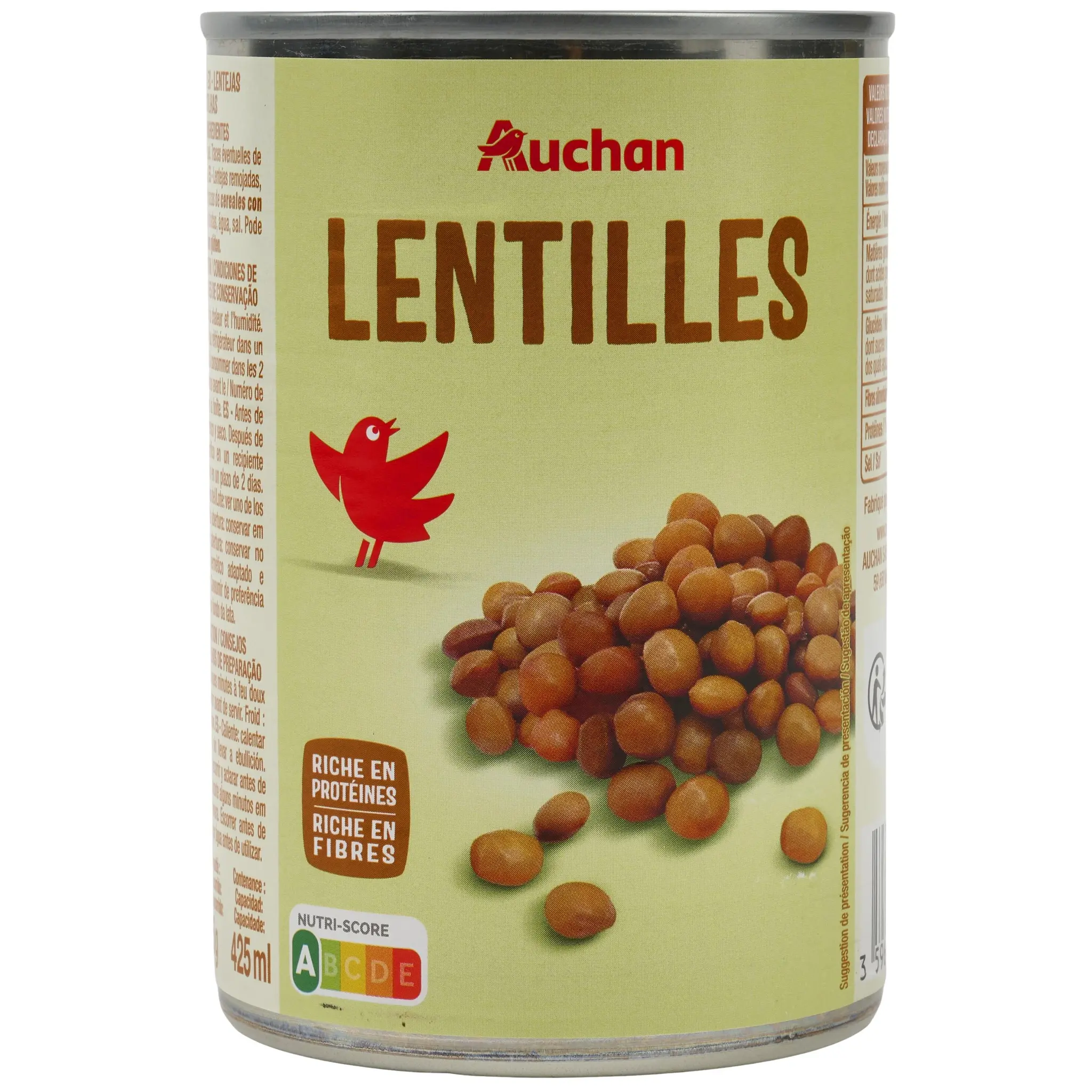 AUCHAN Lentilles
