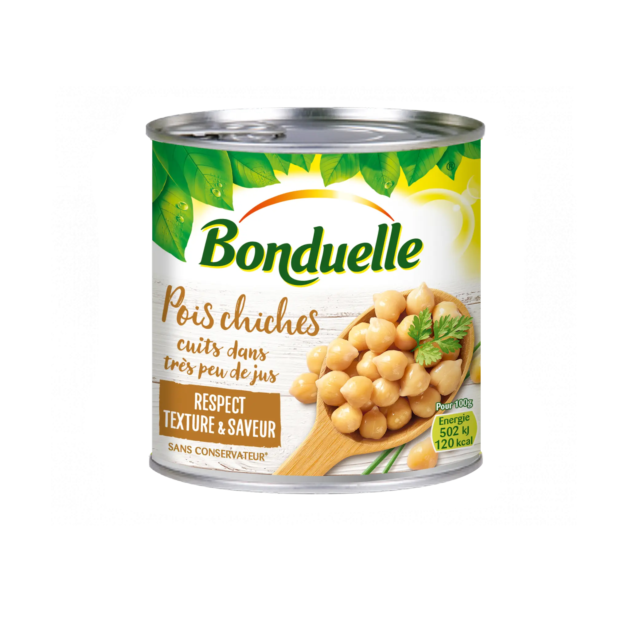 BONDUELLE Pois chiches cuits dans très peu de jus