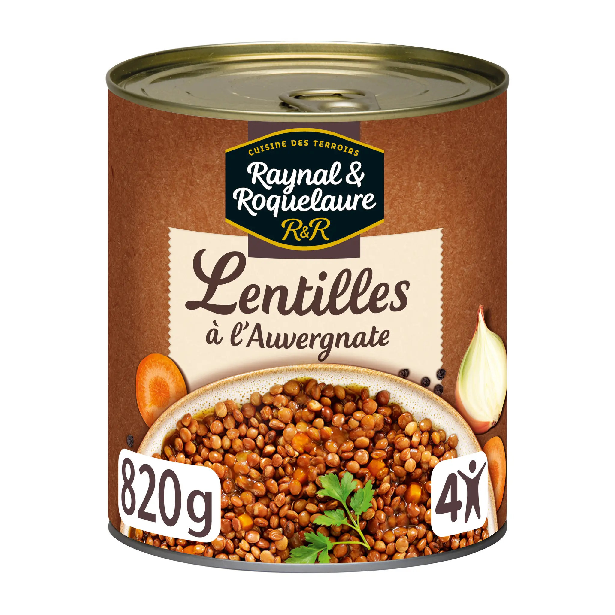 RAYNAL ET ROQUELAURE Lentilles cuisinées à l'auvergnate