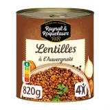 RAYNAL ET ROQUELAURE Lentilles cuisinées à l'auvergnate