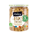 D'AUCY Le bio engagé pois chiches sans sel ajouté