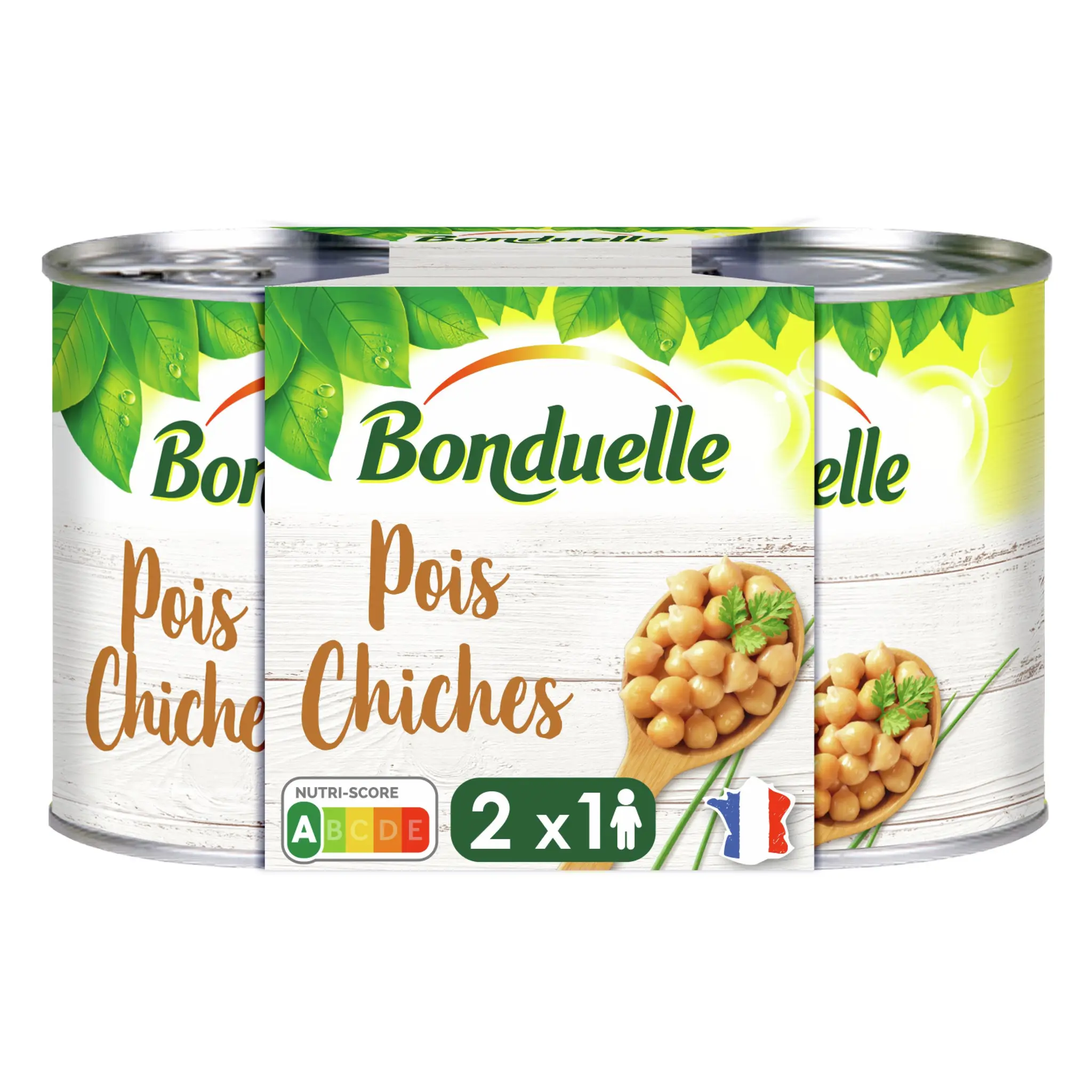 BONDUELLE Pois chiches cuits dans très peu de jus