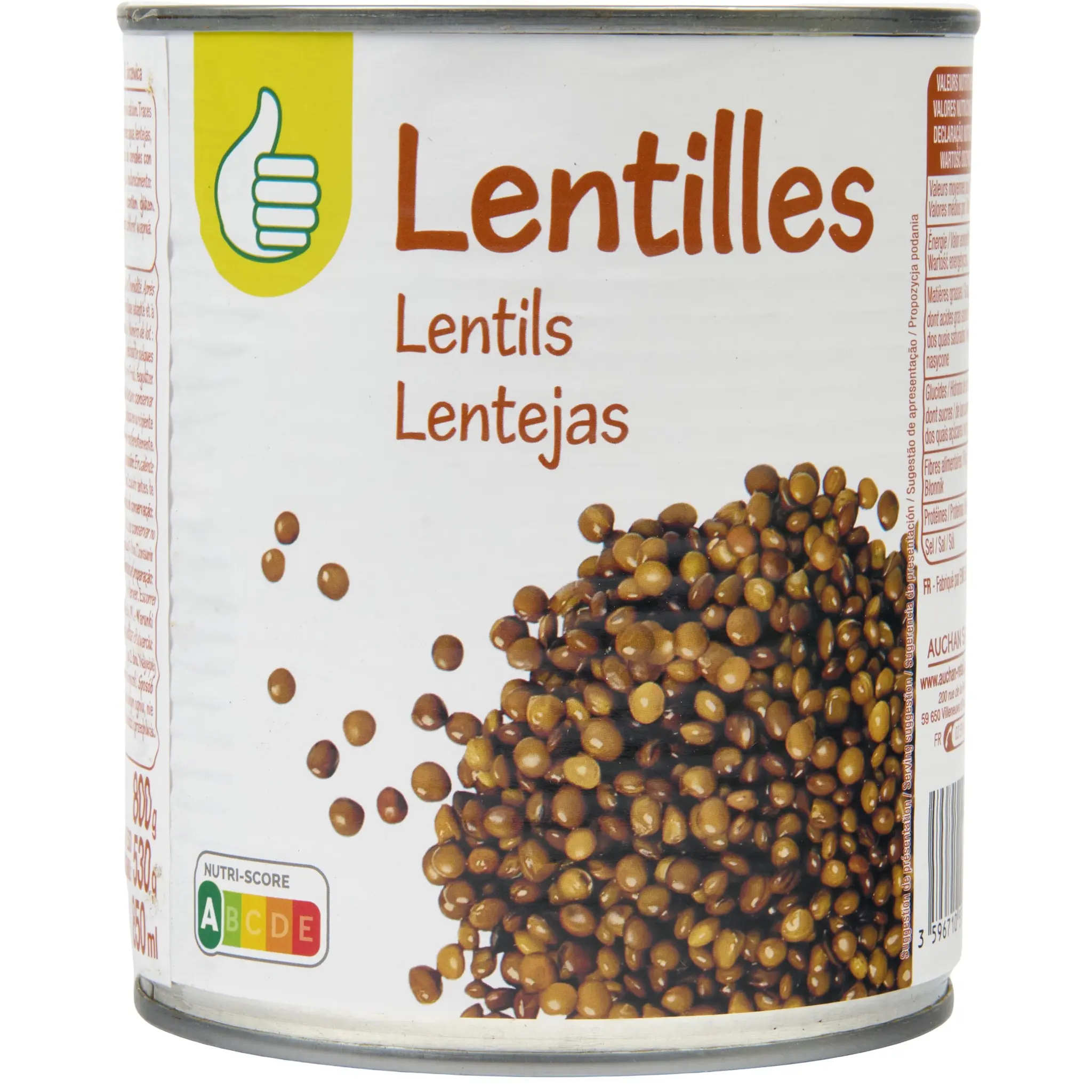 POUCE Lentilles