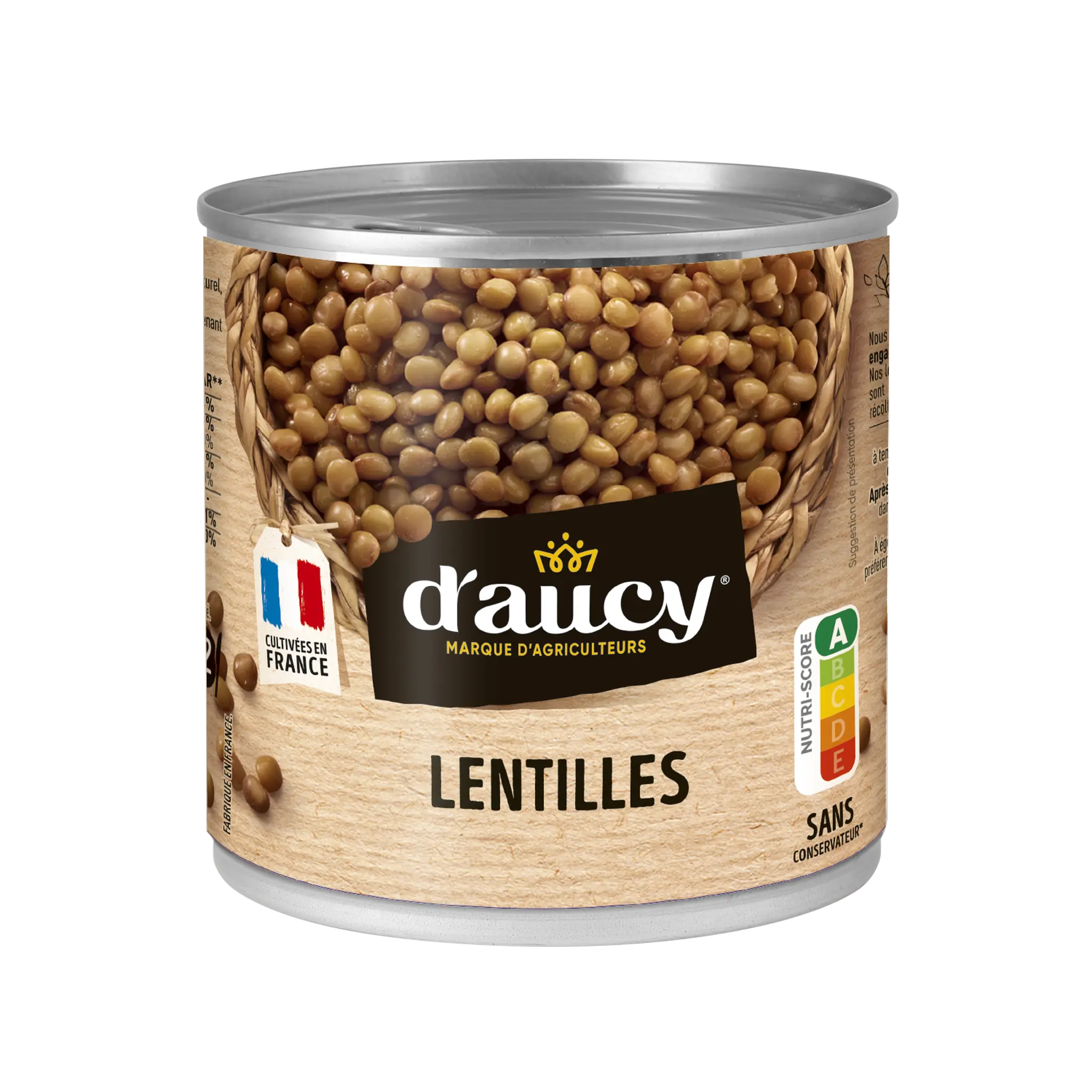 D'AUCY Lentilles préparées