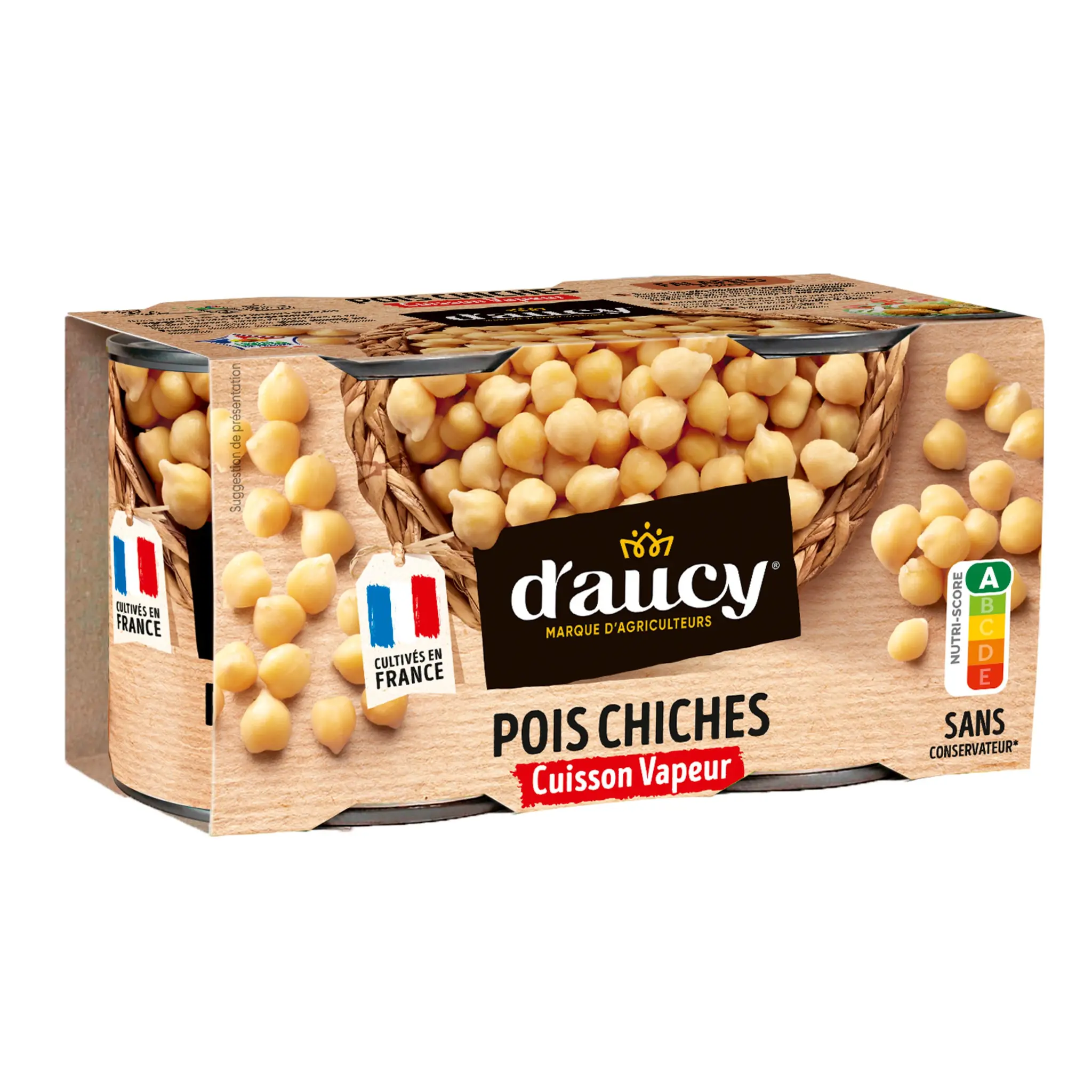 D'AUCY Pois chiches cuisson vapeur