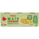 AUCHAN Maïs croquant sans résidu de pesticides
